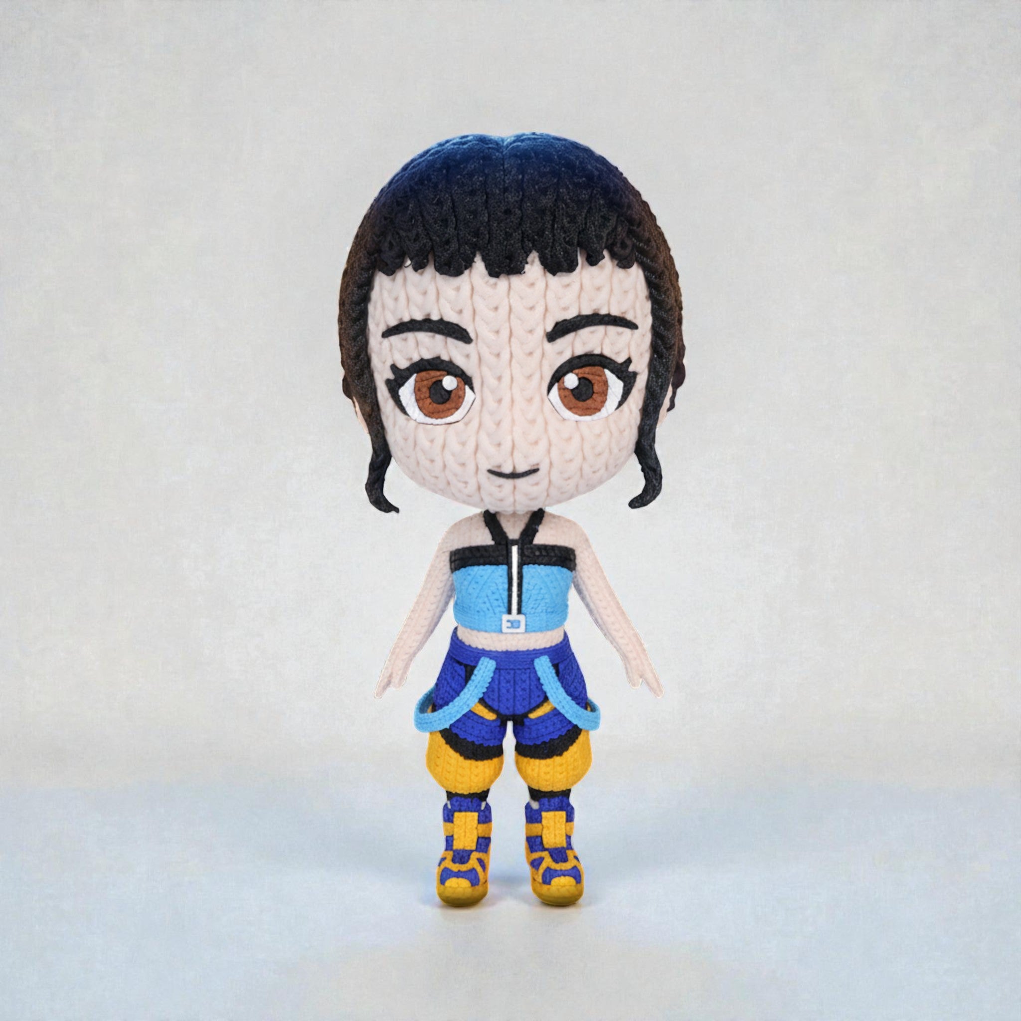 Zoey – Crochet Style Character Collectible (K-Pop Demon Hunters)