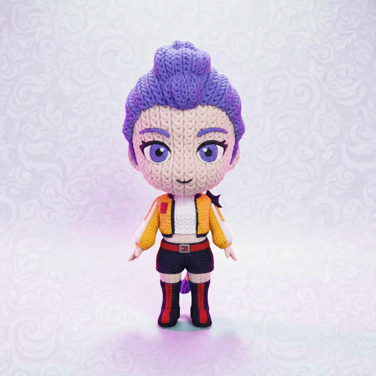 Rumi – Crochet Style Character Collectible (K-Pop Demon Hunters) – view 7 | Wigglix
