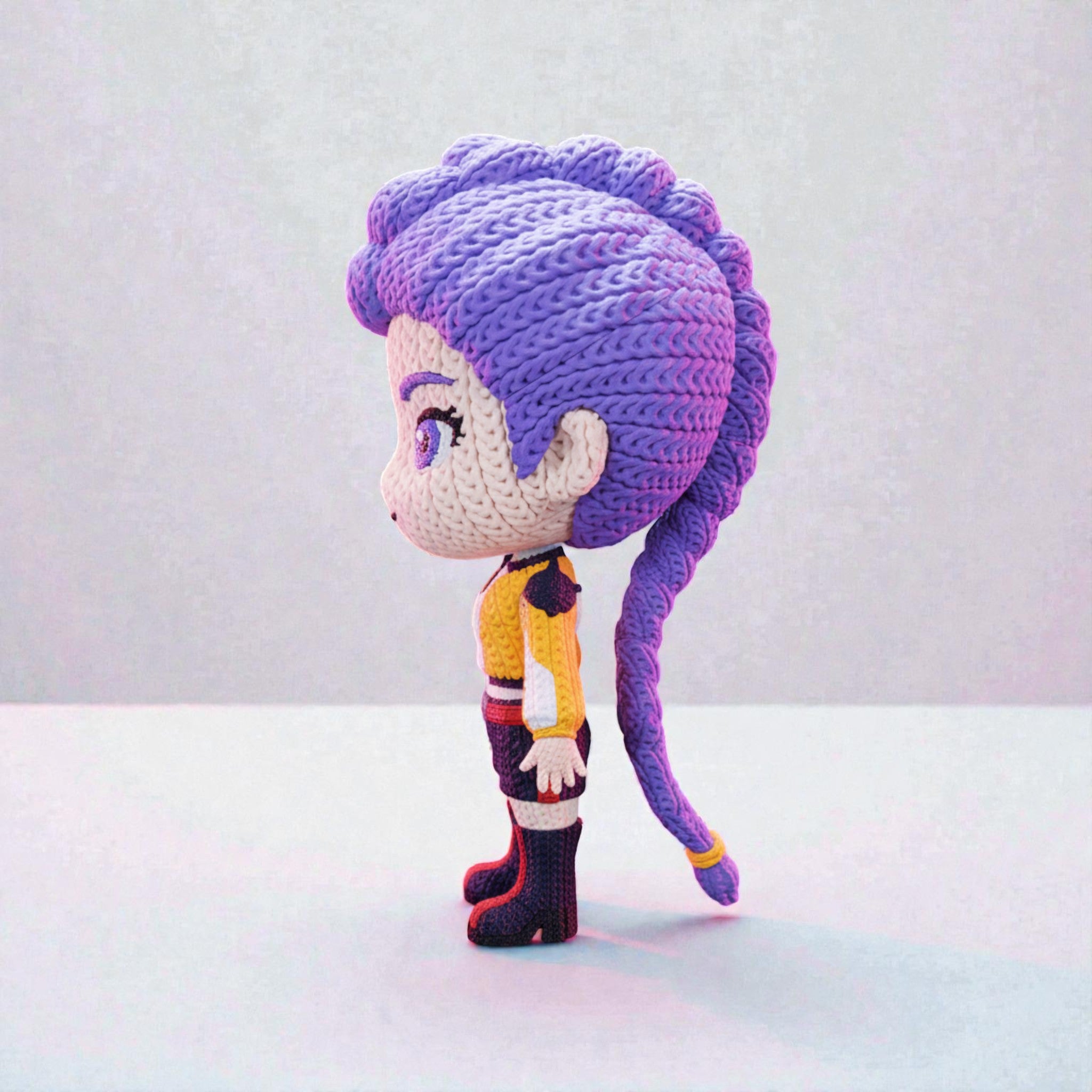 Rumi – Crochet Style Character Collectible (K-Pop Demon Hunters)