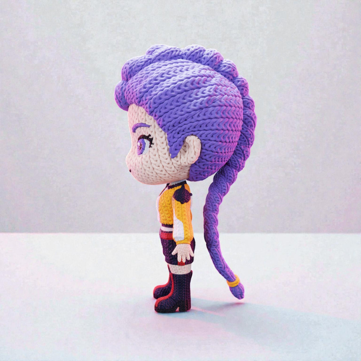 Rumi – Crochet Style Character Collectible (K-Pop Demon Hunters) – view 8 | Wigglix