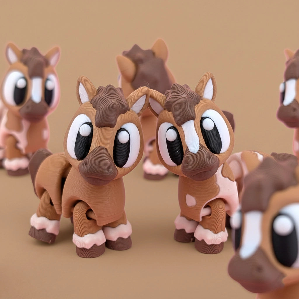 Flexi Horses – Charming Articulated Horse – view 2 | Wigglix