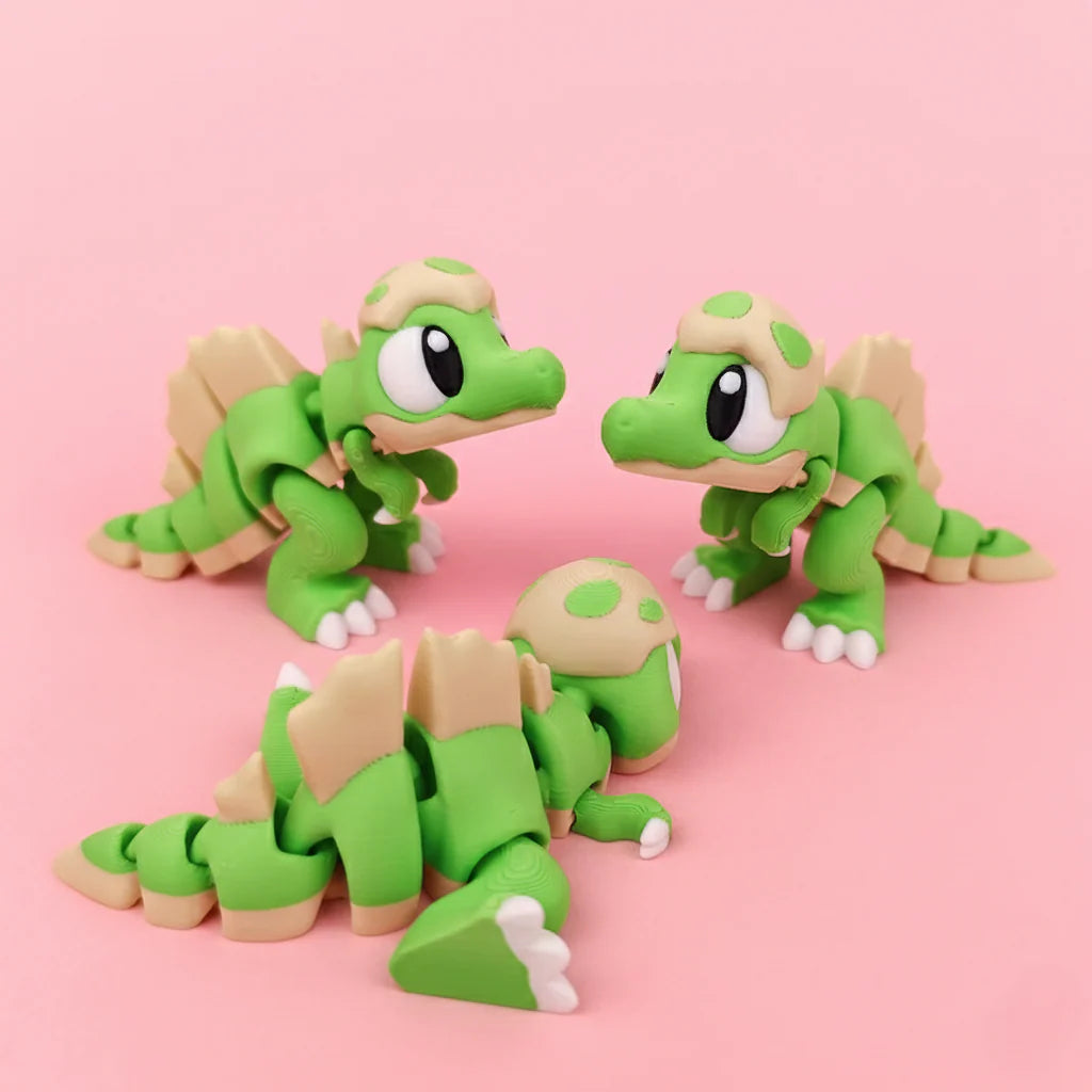 Baby Dino Mega Pack – Set of 6 (Adorable Articulated Dinosaur Collection!) – view 4 | Wigglix