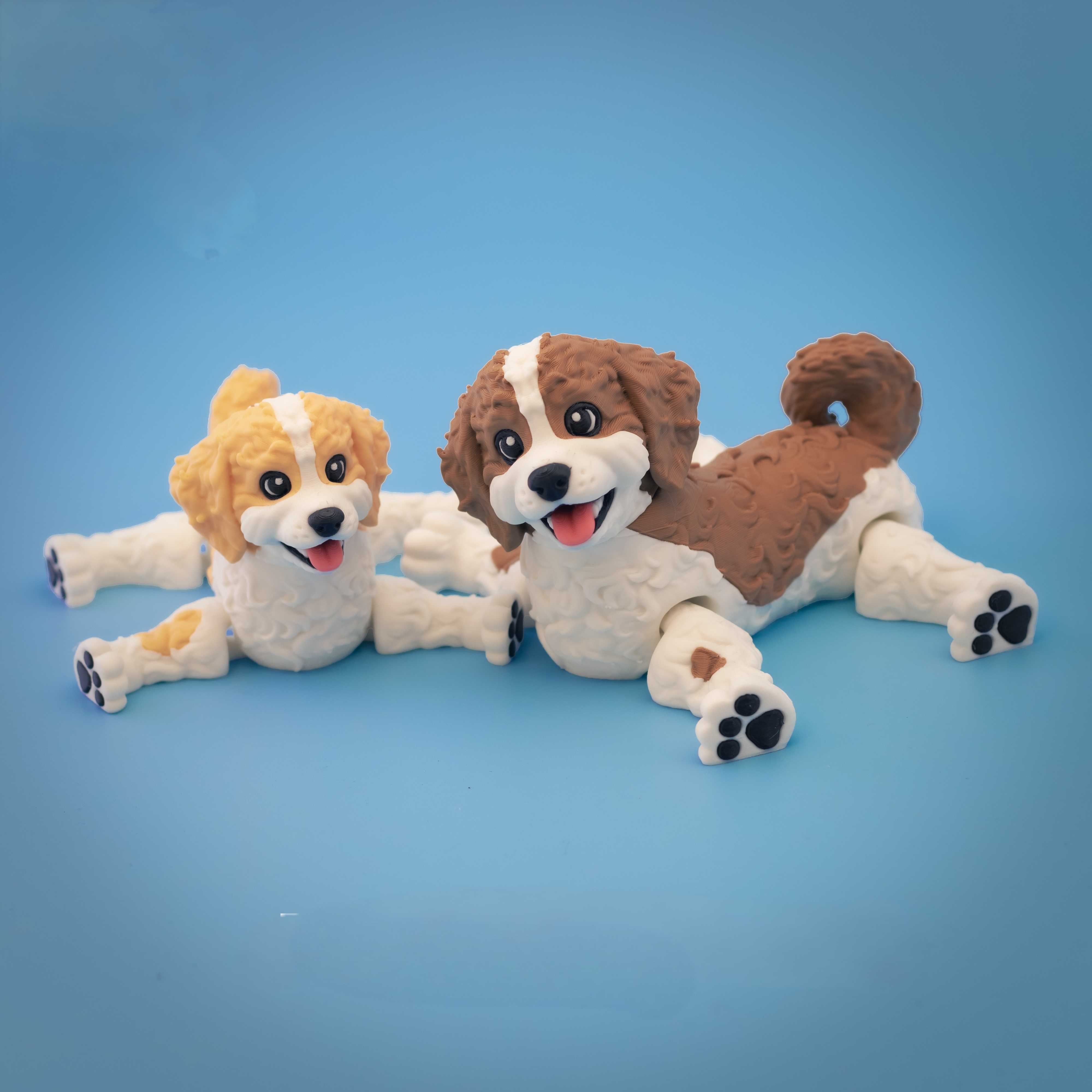 Flexi Labradoodle Puppies – Adorable Articulated Dog Collection – view 5 | Wigglix