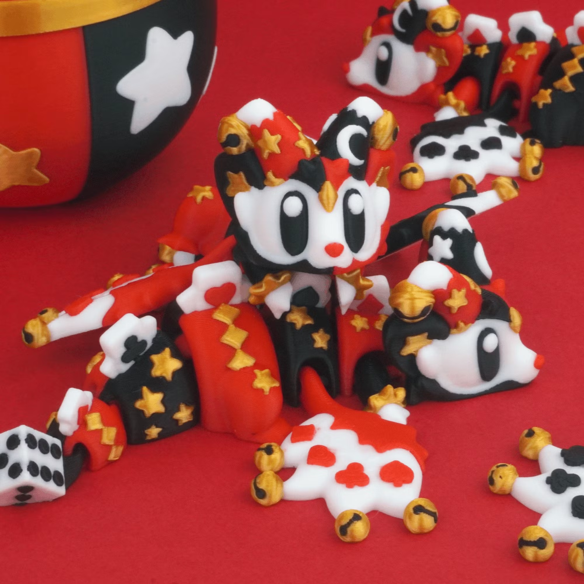 Flexi Jester Mini Dragon – Articulated Collectible