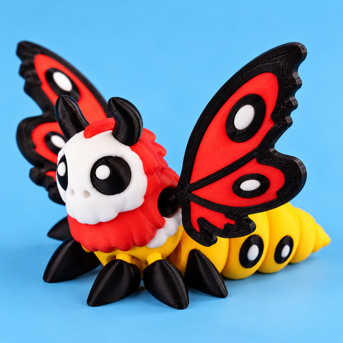 Boo Fly – Cute Articulated Skull Butterfly Collectible