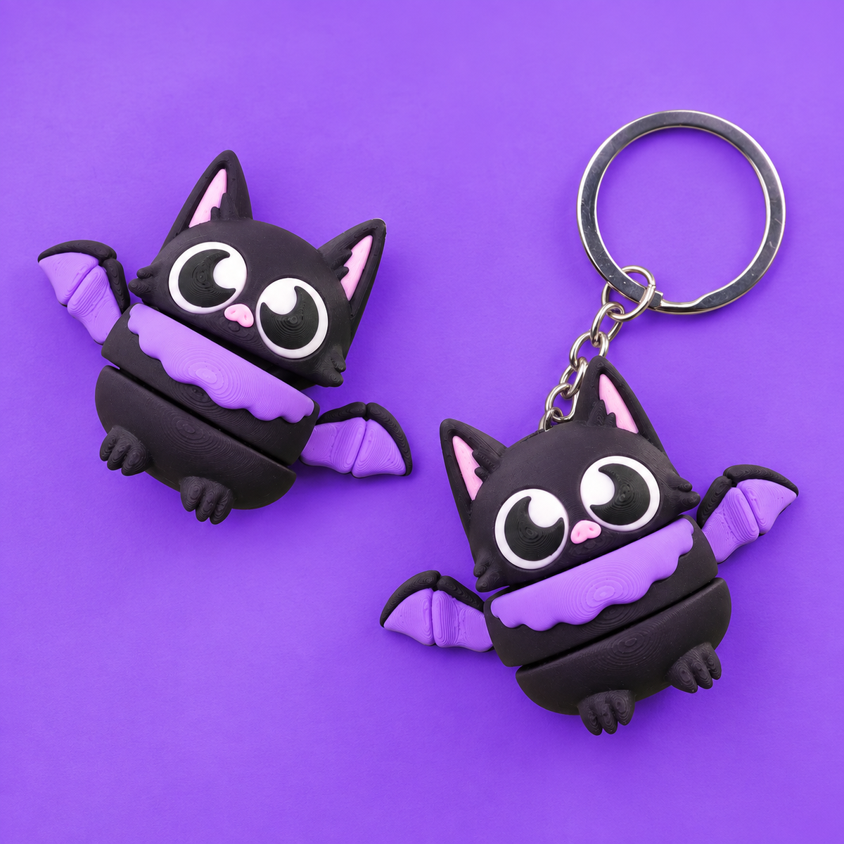 Batsy the Cat-Bat – Cute Collectible Keychain Buddy