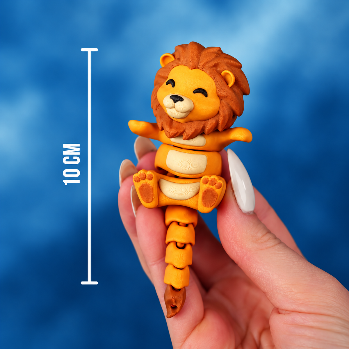 Leo the Flexi Lion – Magnetic Hand-Holding Buddy