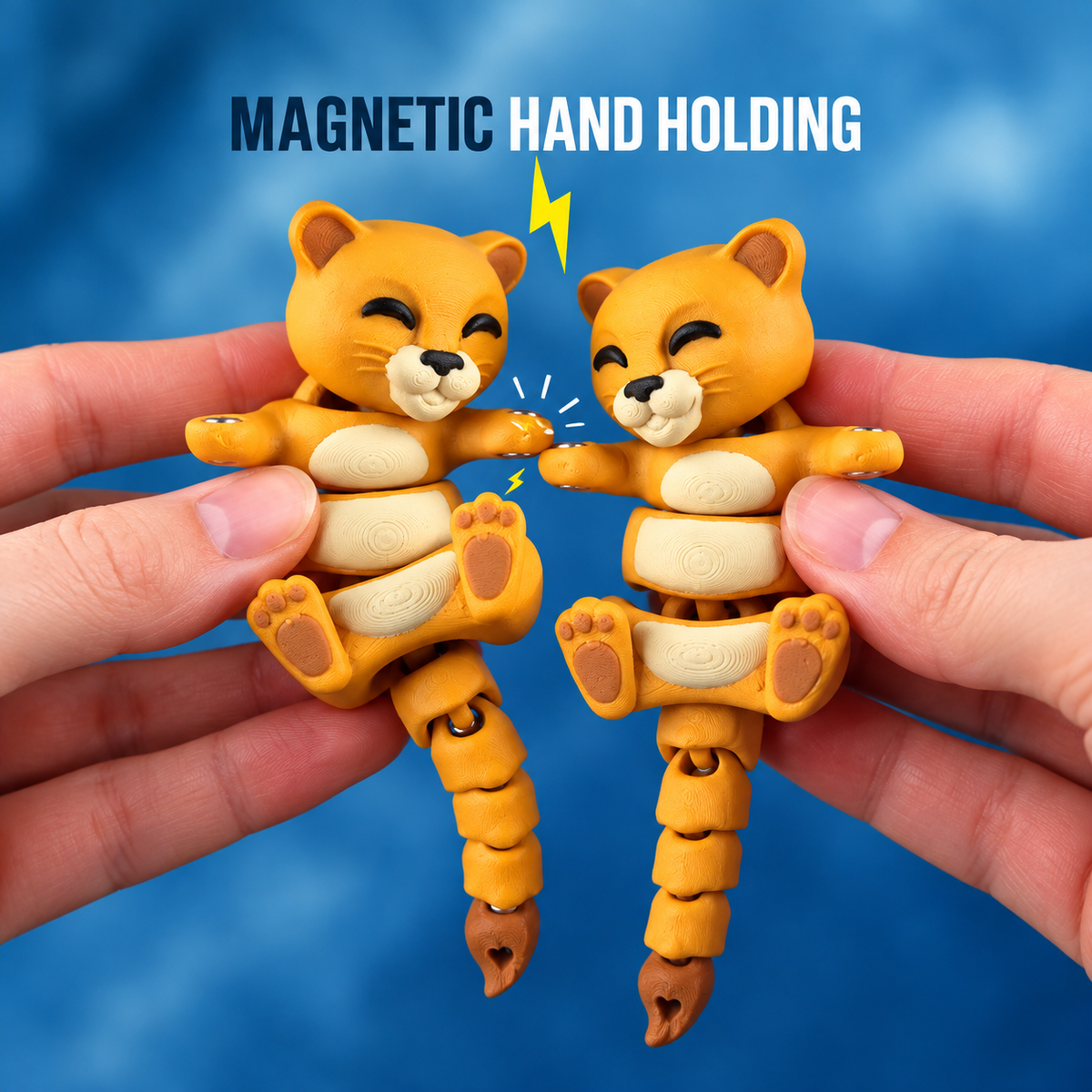Leona the Flexi Lioness – Magnetic Hand-Holding Buddy