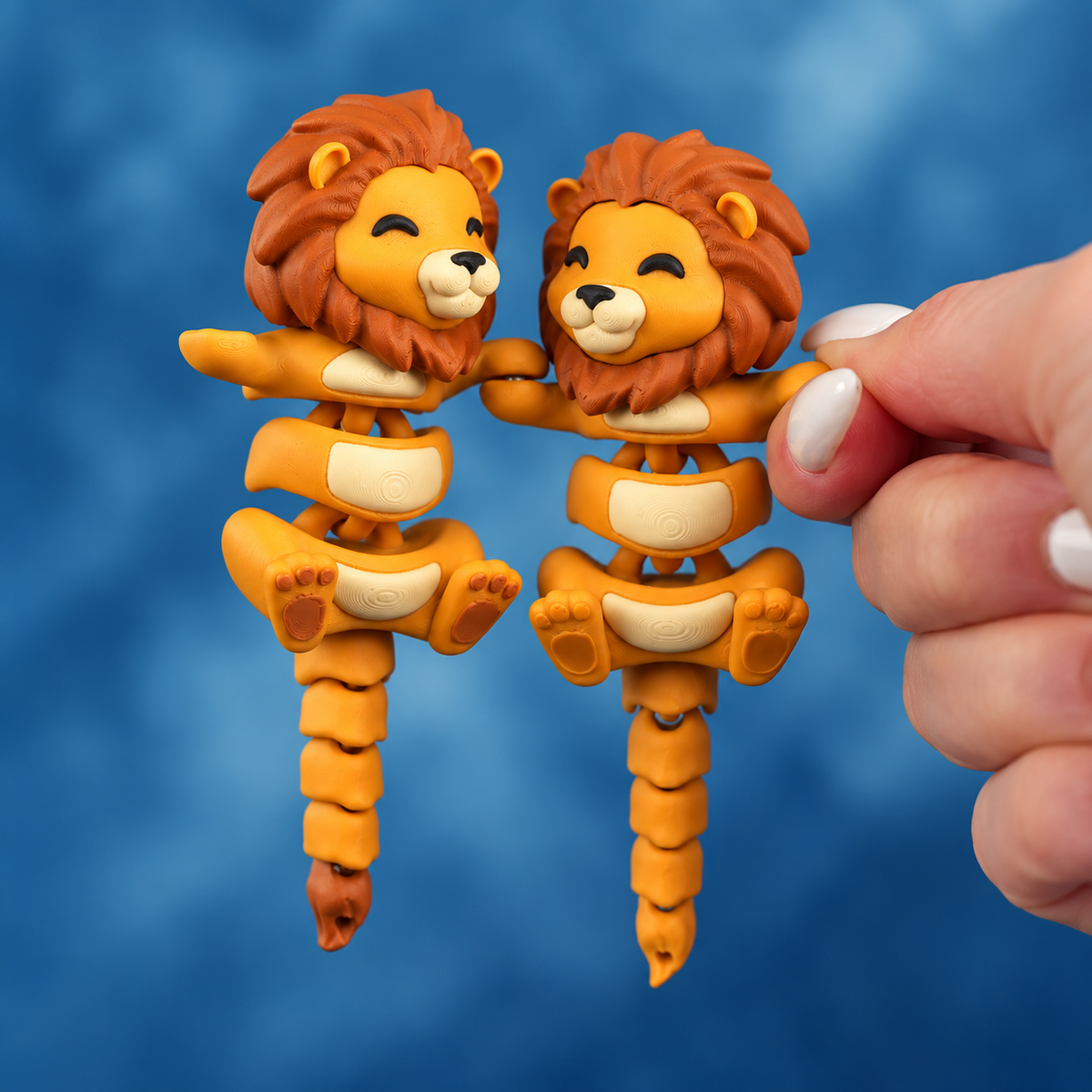 Leo the Flexi Lion – Magnetic Hand-Holding Buddy