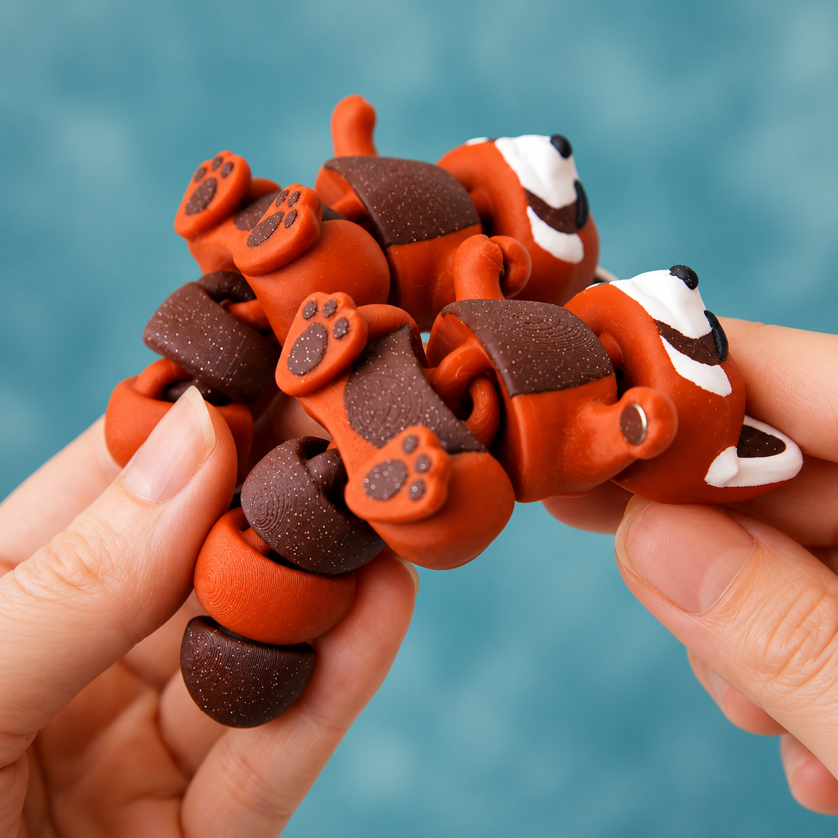 Maple the Flexi Red Panda – Magnetic Hand-Holding Buddy
