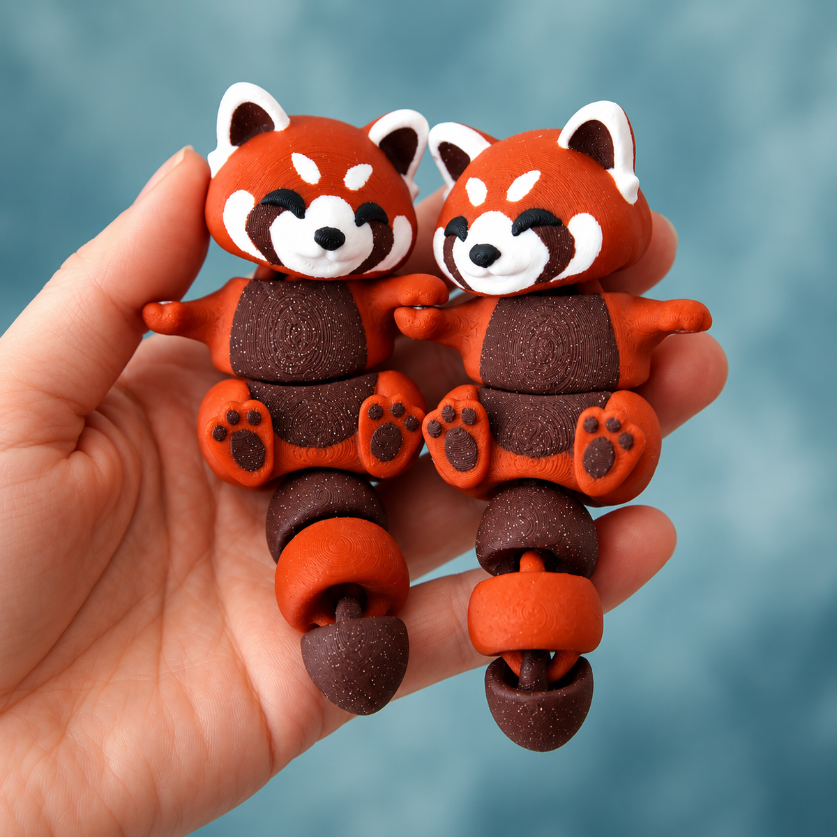 Maple the Flexi Red Panda – Magnetic Hand-Holding Buddy