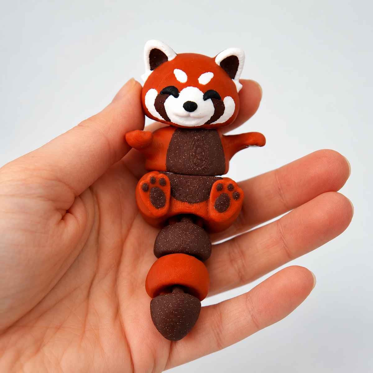 Maple the Flexi Red Panda – Magnetic Hand-Holding Buddy
