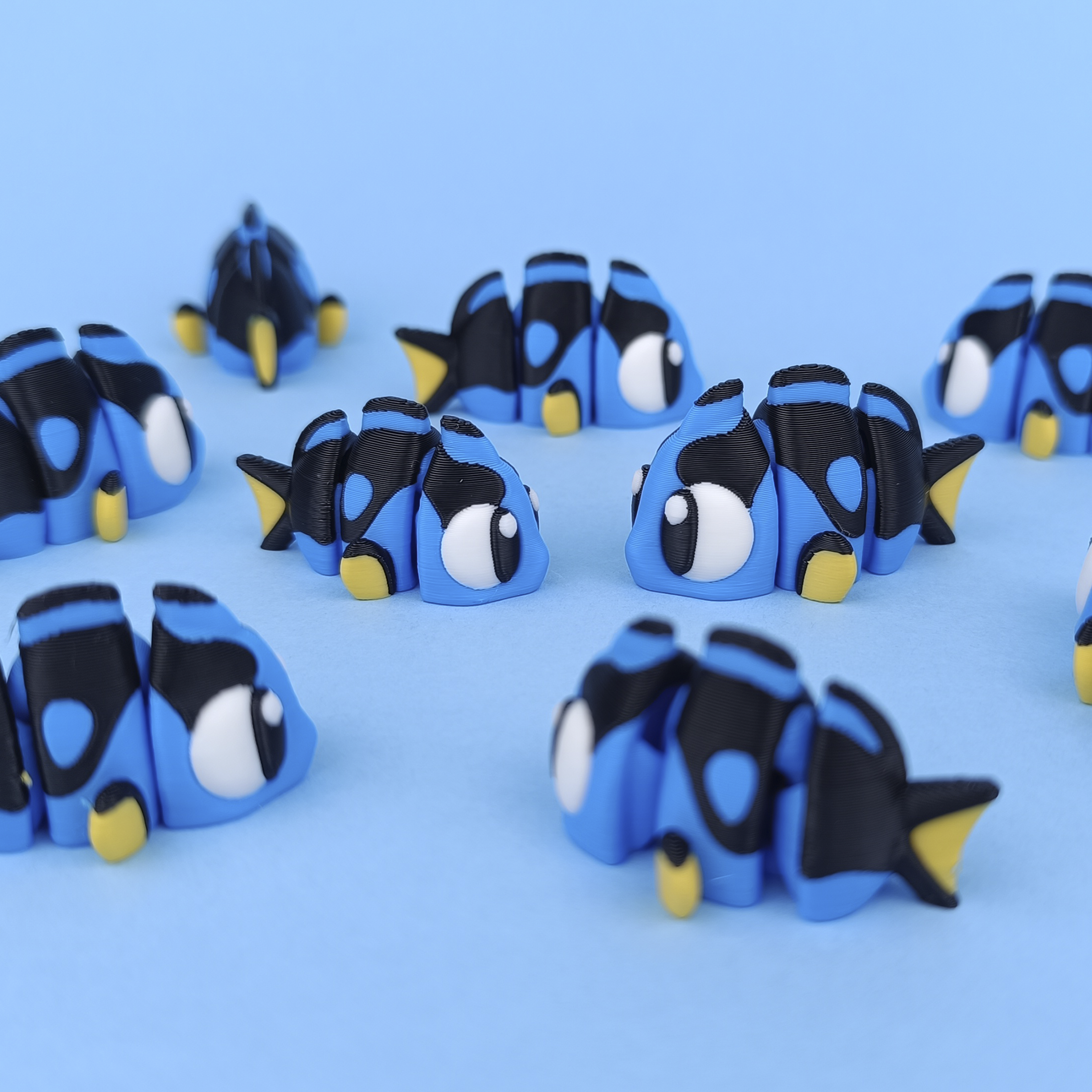 Flexi Marine Fish Combo – Surgeon, Clown and Butterfly Fish (Set of 6)