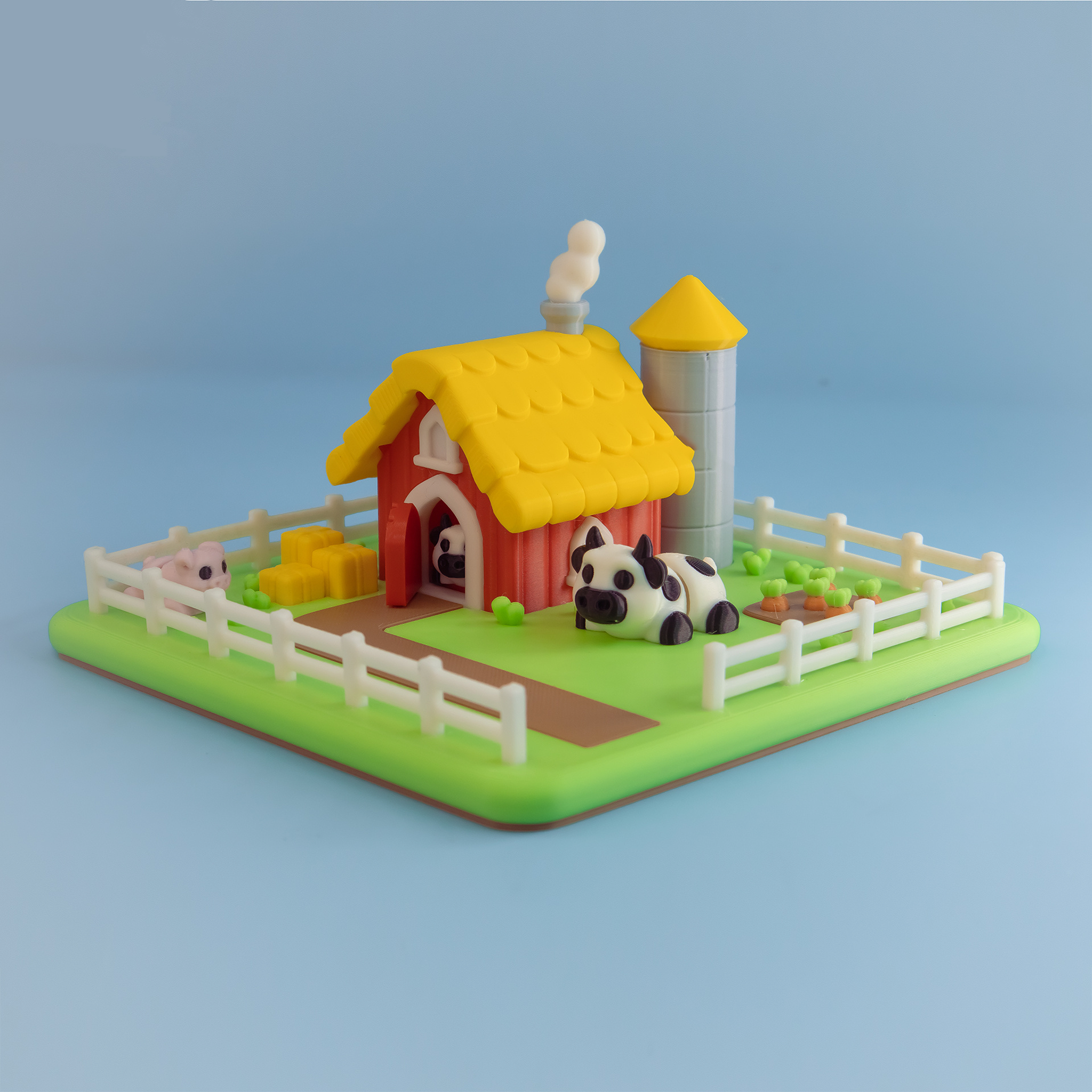 Mini Farmyard Set – Adorable 3D Printed Barnyard Fun – view 4 | Wigglix