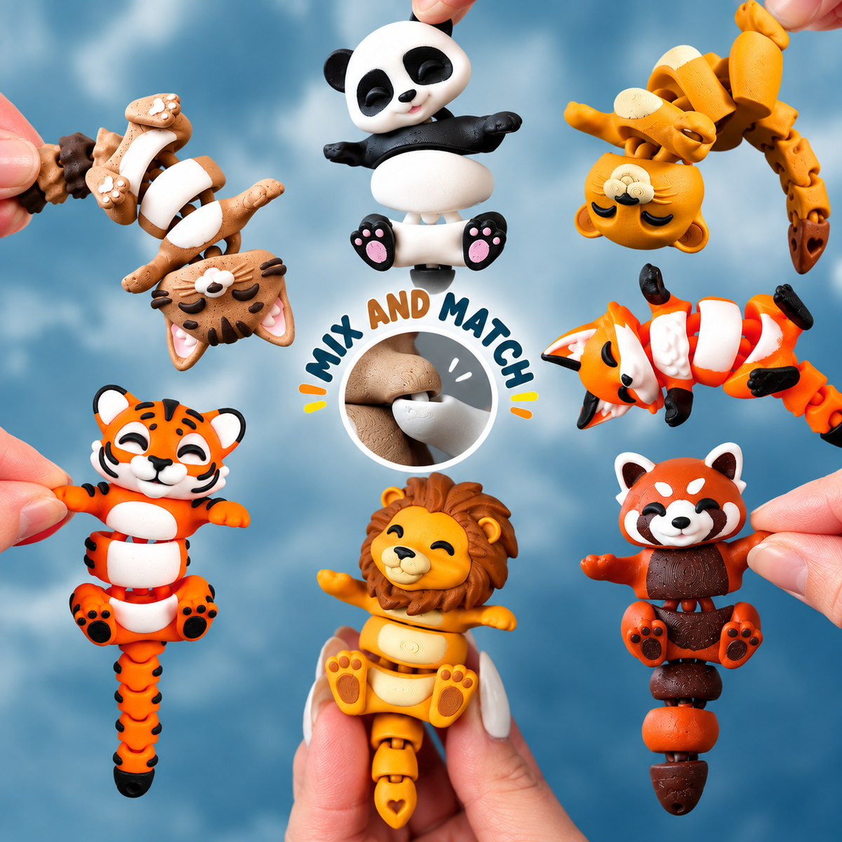 Leona the Flexi Lioness – Magnetic Hand-Holding Buddy