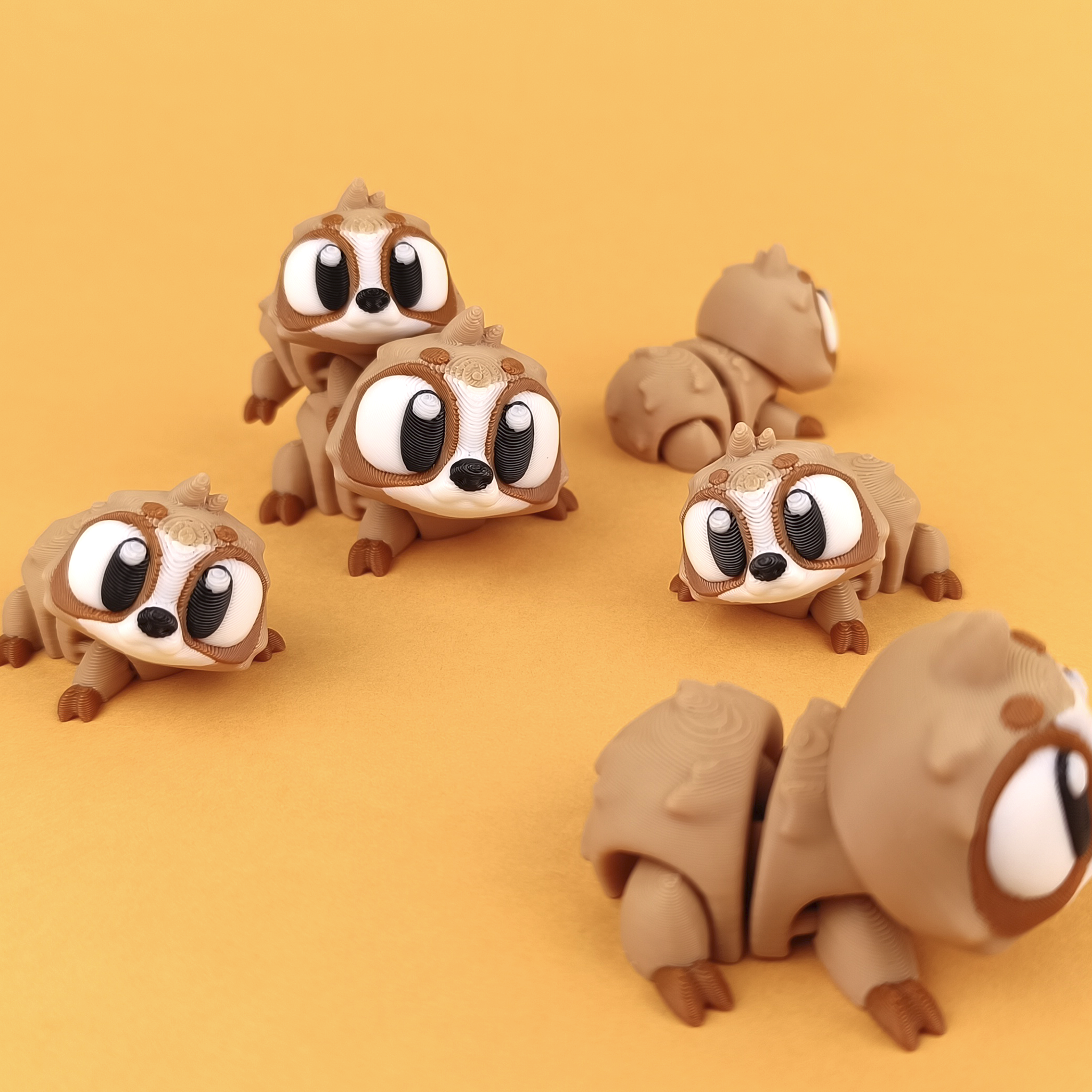 Flexi Sloth – Adorably Articulated Jungle Buddies (Set of 5)