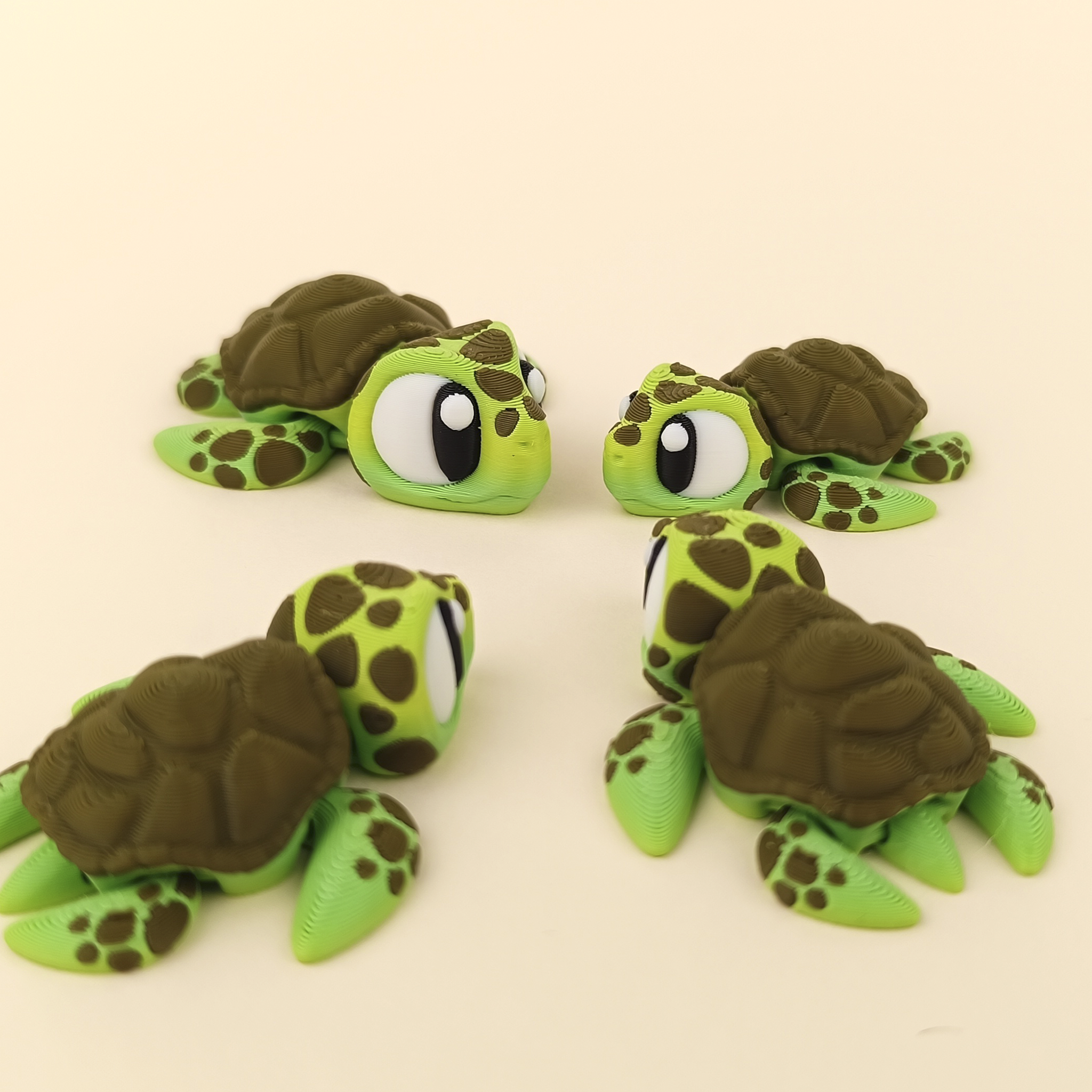 Flexi Sea Turtle – Articulated Ocean Explorer Set (Set of 5)