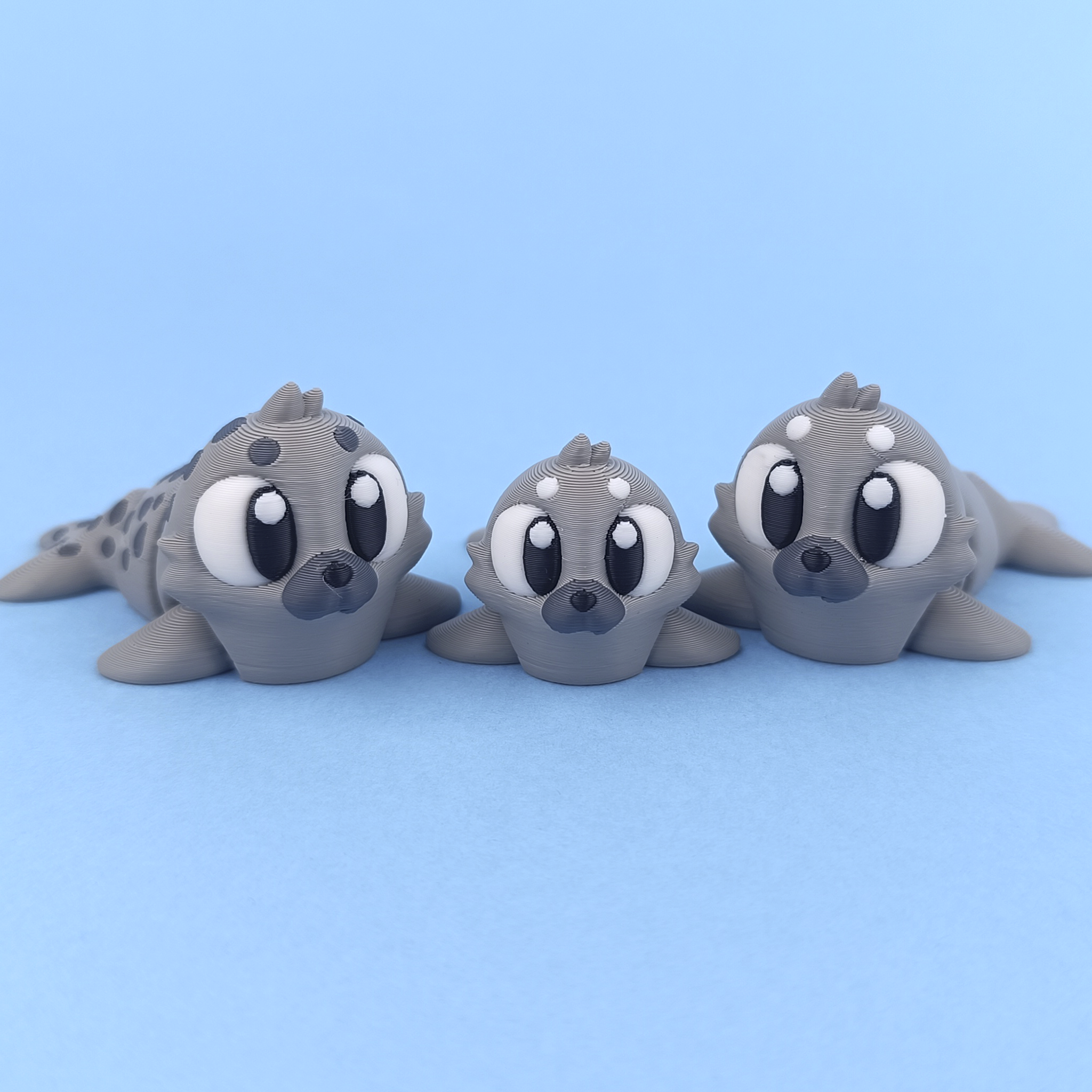 Flexi Seal – Cute Articulated Ocean Buddy (Set of 3)