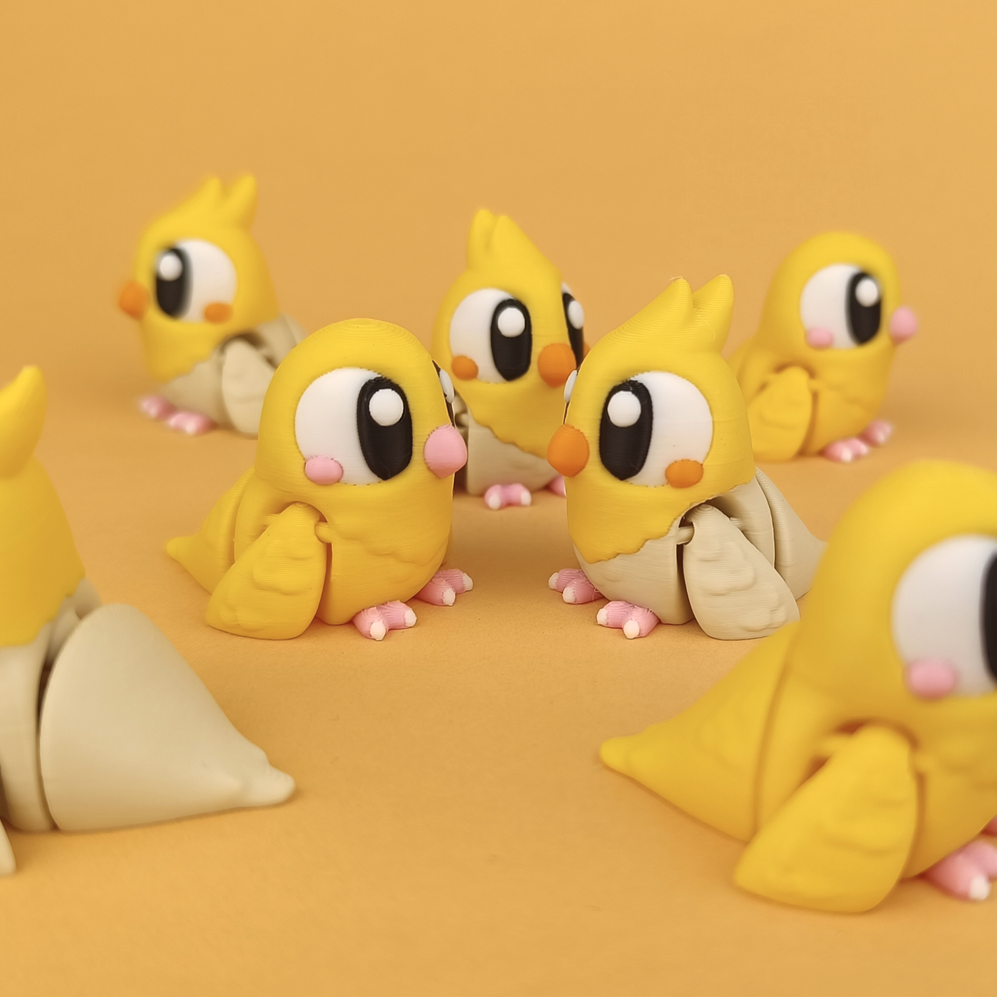 Pet Birds – Colourful & Flexible Companions (Set of 5)