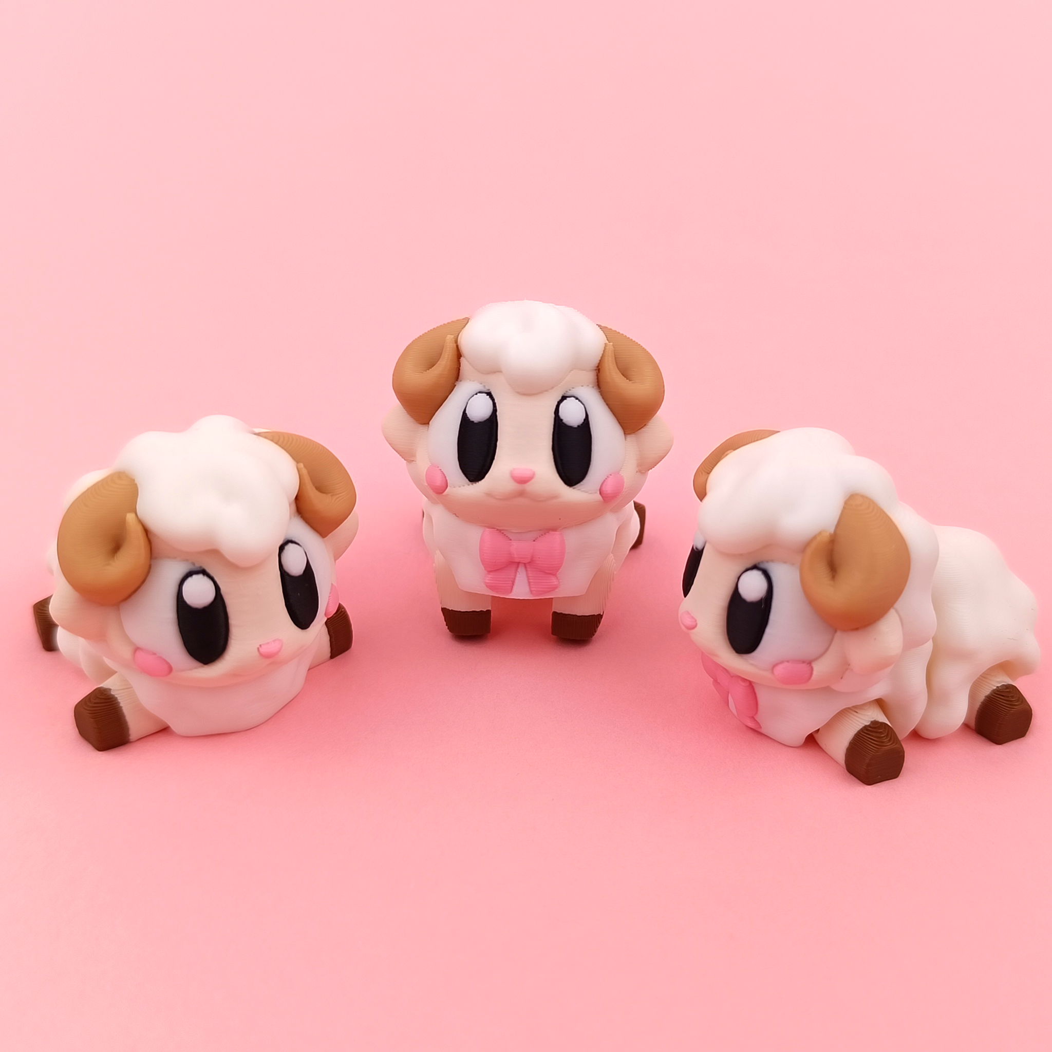 Sheep – Adorable Articulated Farm Friend (Set of 5)