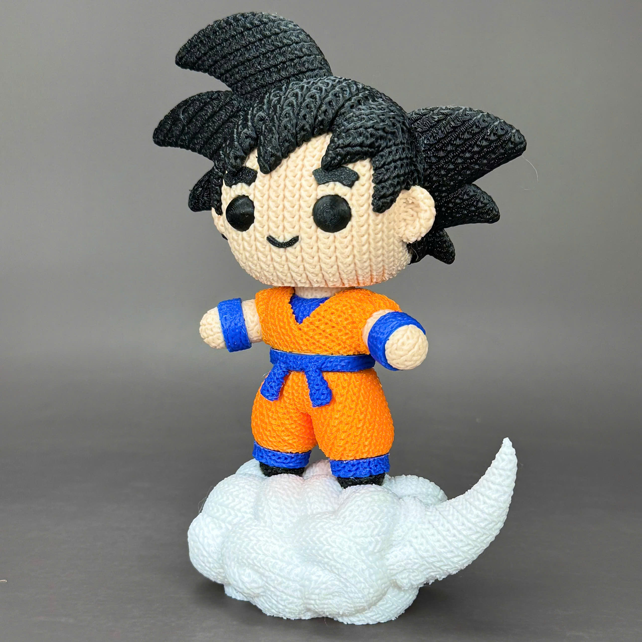 Dragon Ball Goku – Knitted Crochet Look Collectible
