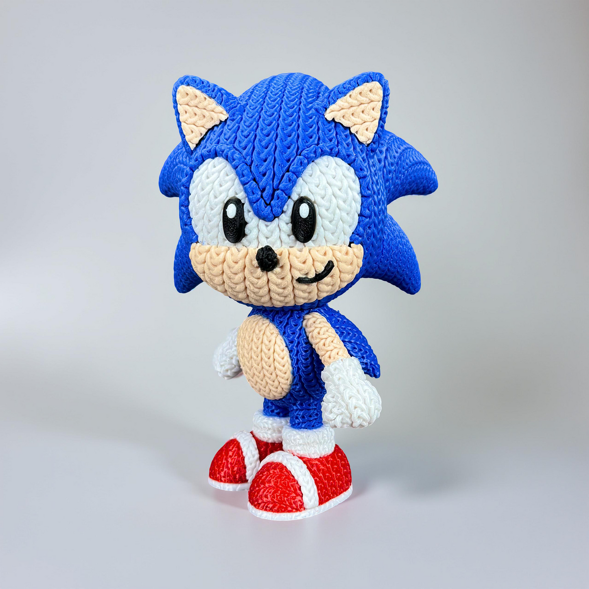 Sonic Knitted – Crochet Look Collectible – view 2 | Wigglix