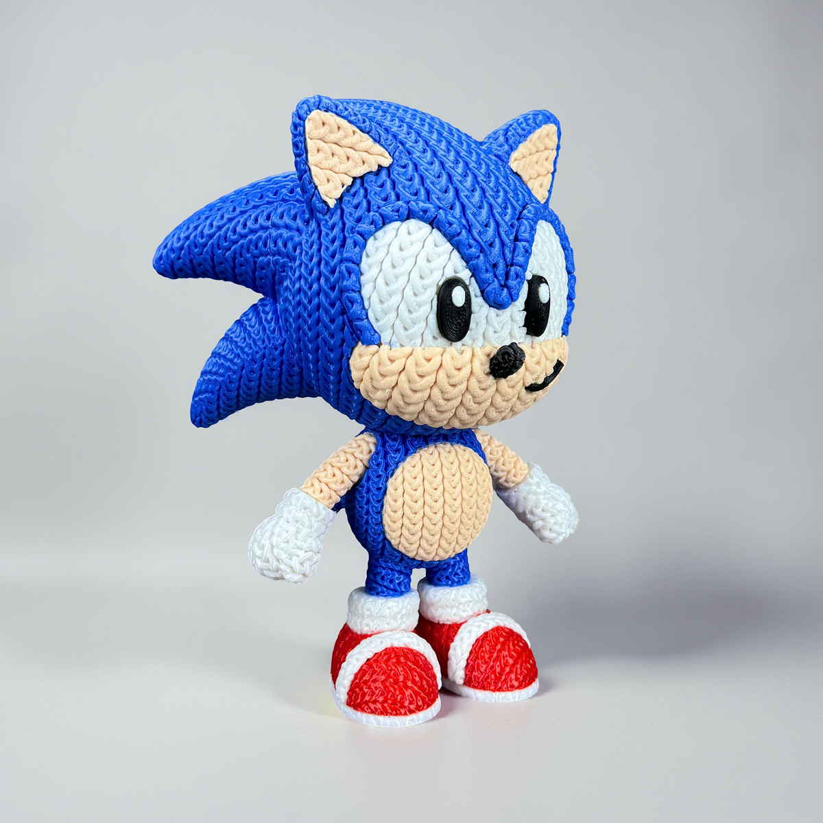 Sonic Knitted – Crochet Look Collectible – view 3 | Wigglix