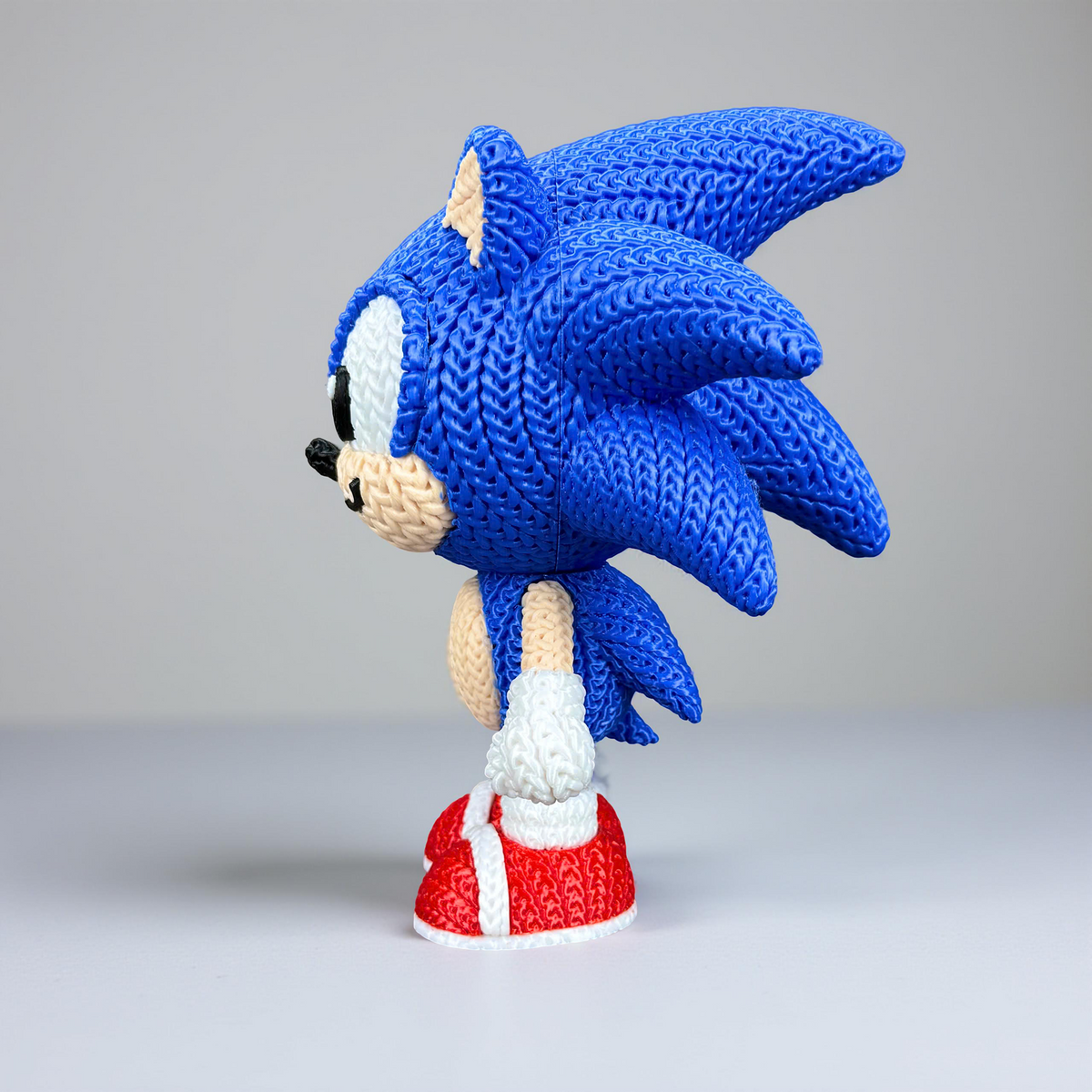 Sonic Knitted – Crochet Look Collectible – view 4 | Wigglix