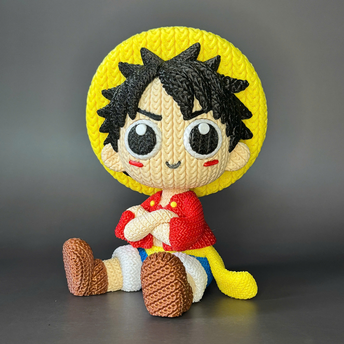 Luffy Crochet – Knitted Model – view 2 | Wigglix