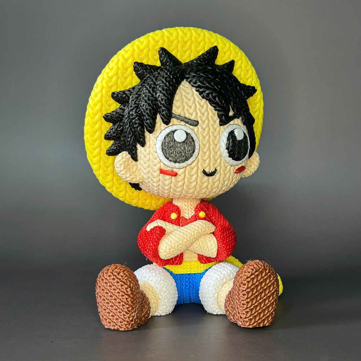 Luffy Crochet – Knitted Model – view 3 | Wigglix