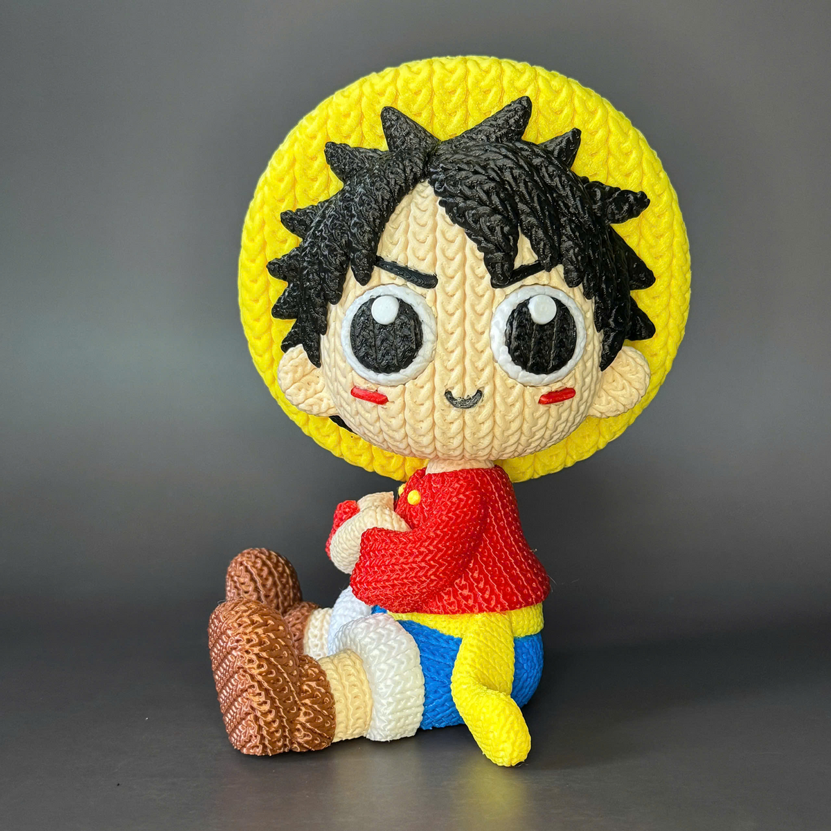 Luffy Crochet – Knitted Model – view 4 | Wigglix