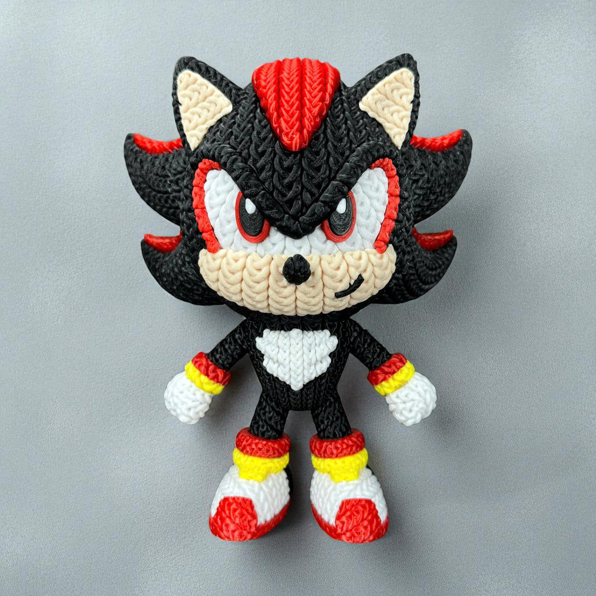 Shadow – Knitted Crochet Collectible (Assembled Figure) – view 2 | Wigglix