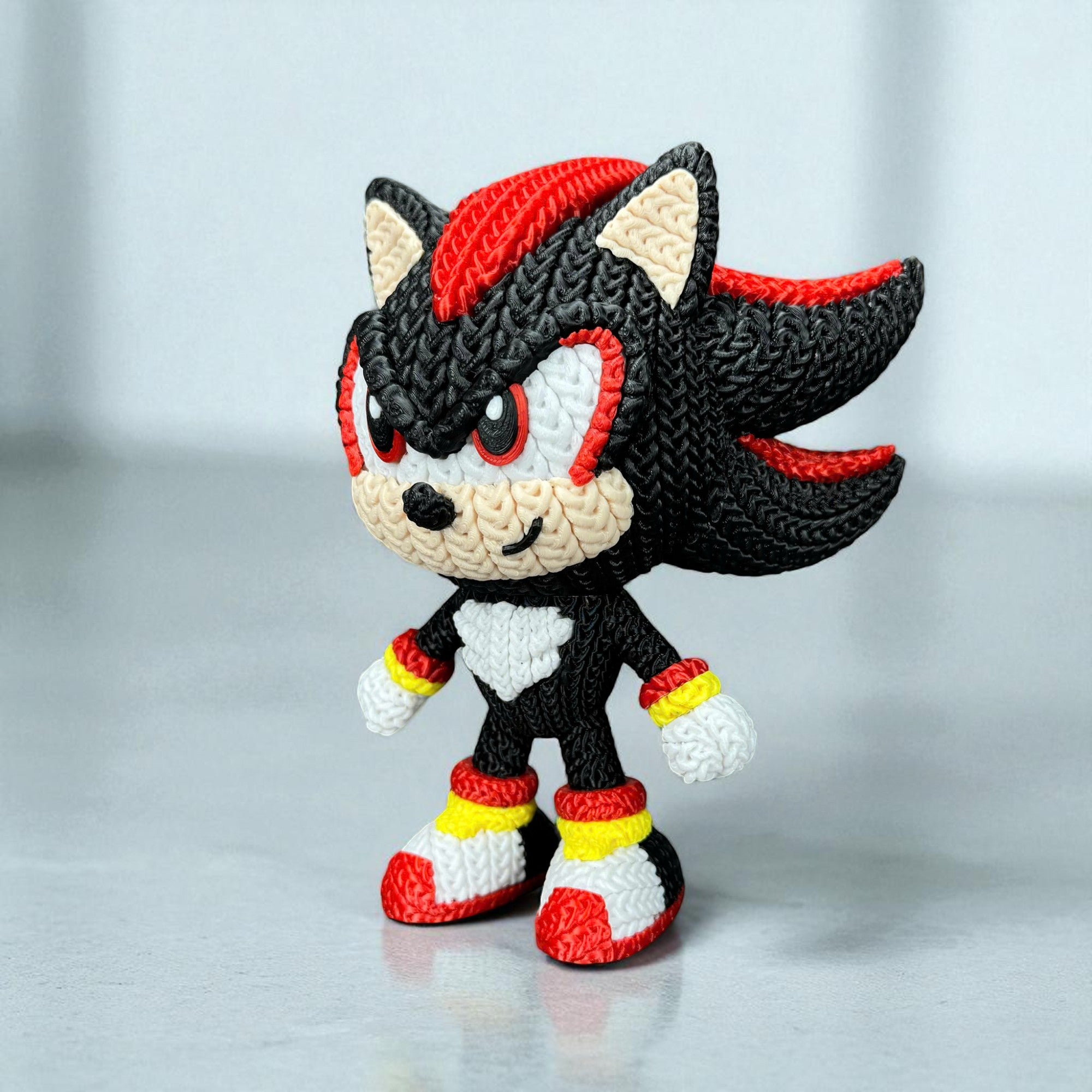 Shadow – Knitted Crochet Collectible (Assembled Figure)