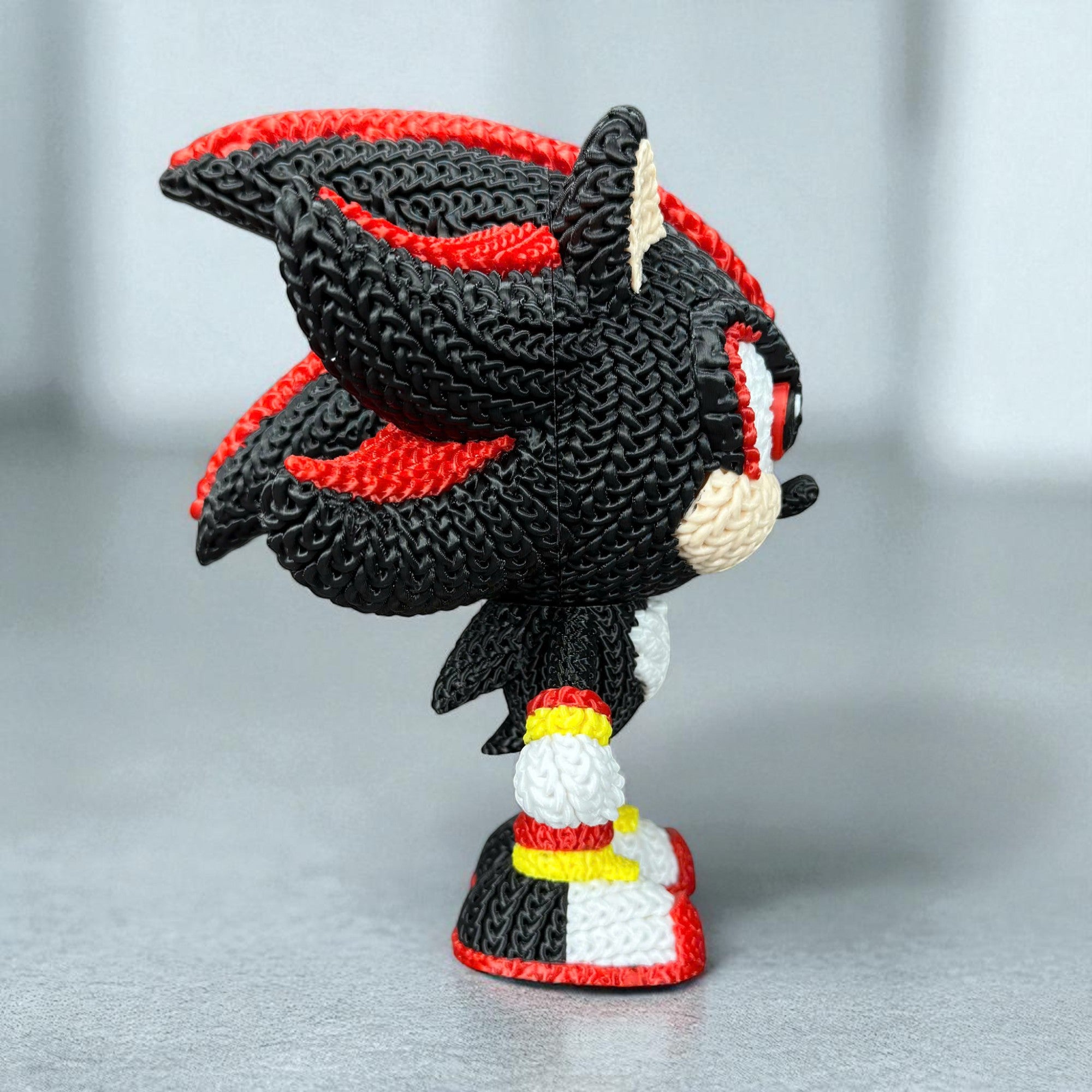 Shadow – Knitted Crochet Collectible (Assembled Figure)