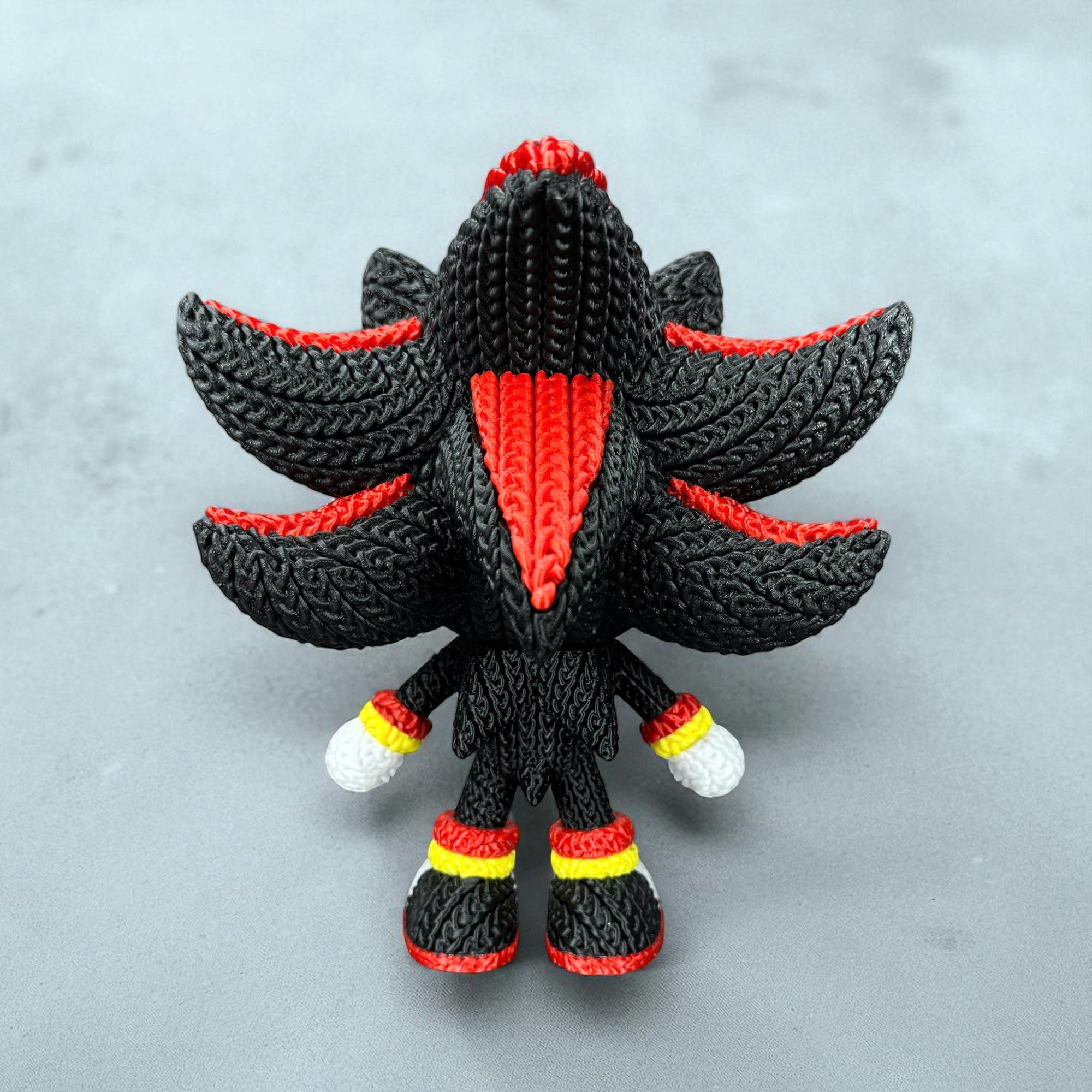 Shadow – Knitted Crochet Collectible (Assembled Figure)