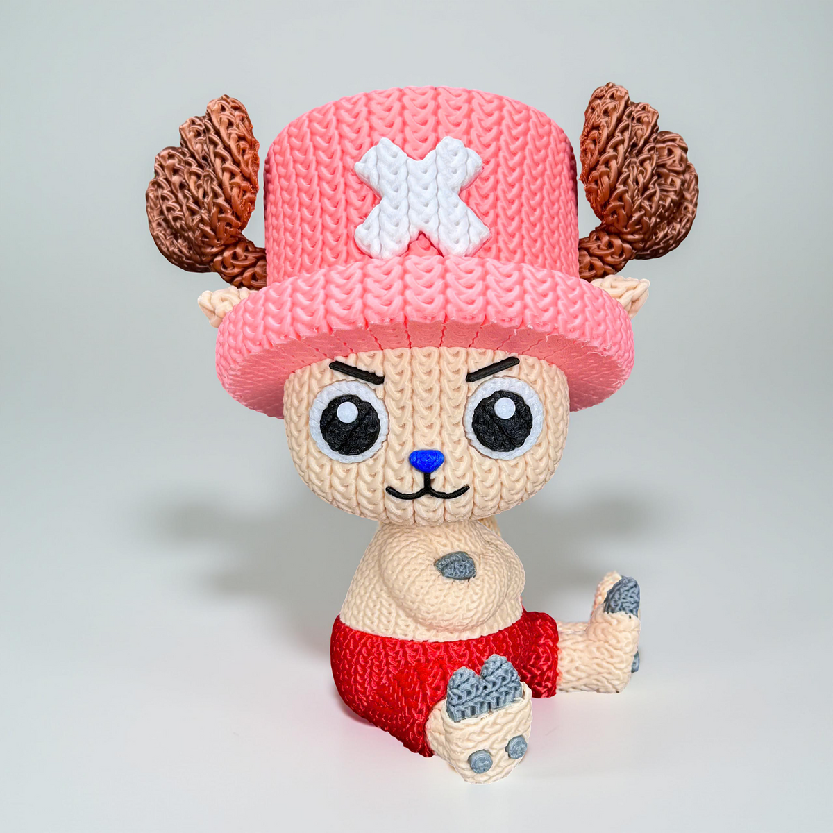 Snug Chopper – Crochet Look Multipart DIY Collectible – view 2 | Wigglix