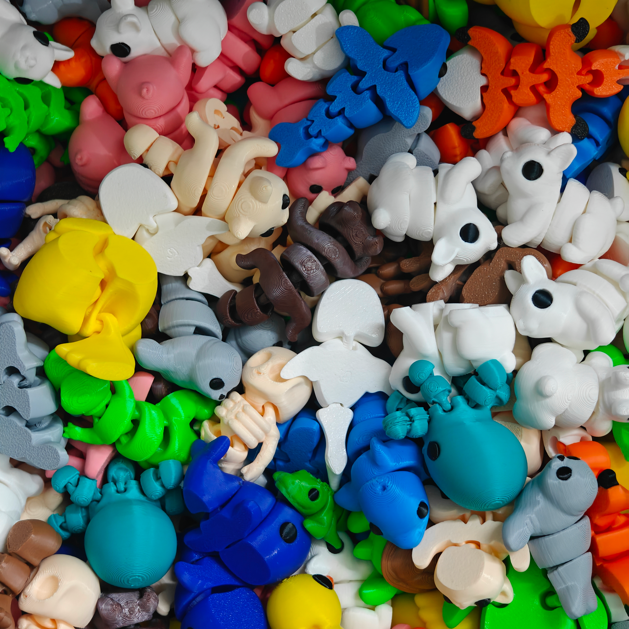 Wigglix Mini Animals – Random Surprise Bundles (10 to 25 Pack Options)