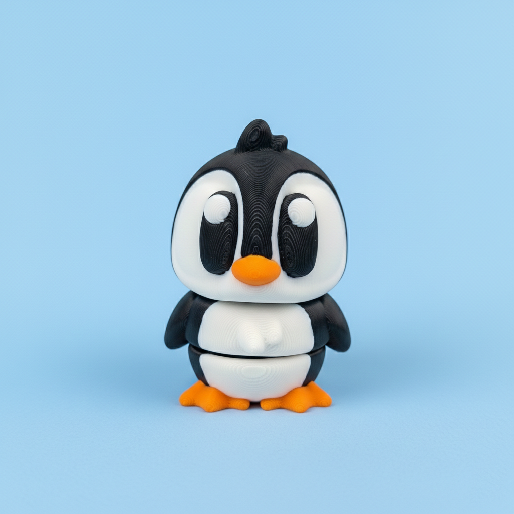 Flexi Penguins – Cute Articulated Arctic Friends – view 6 | Wigglix