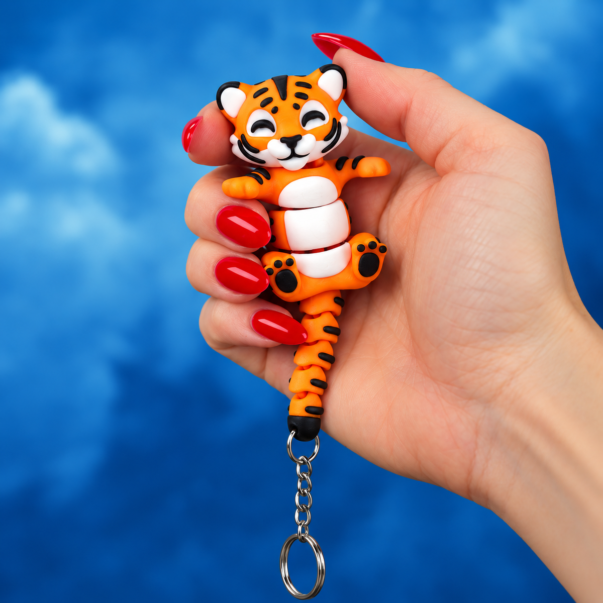 Rajah the Flexi Tiger – Magnetic Hand-Holding Buddy