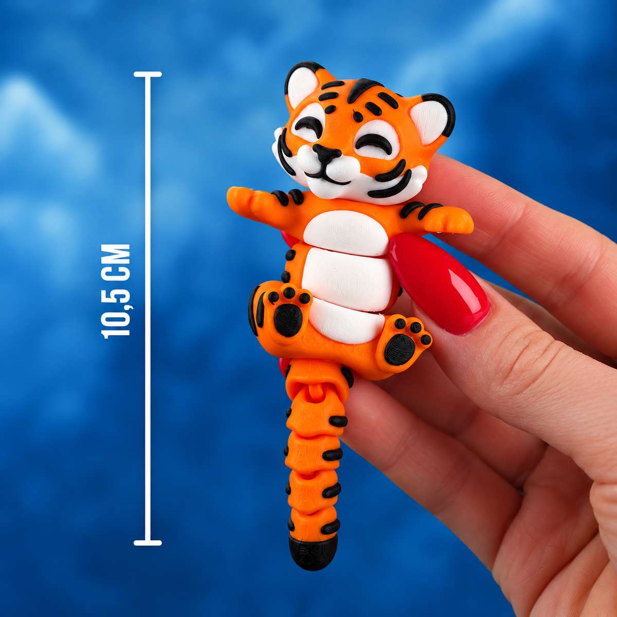 Rajah the Flexi Tiger – Magnetic Hand-Holding Buddy