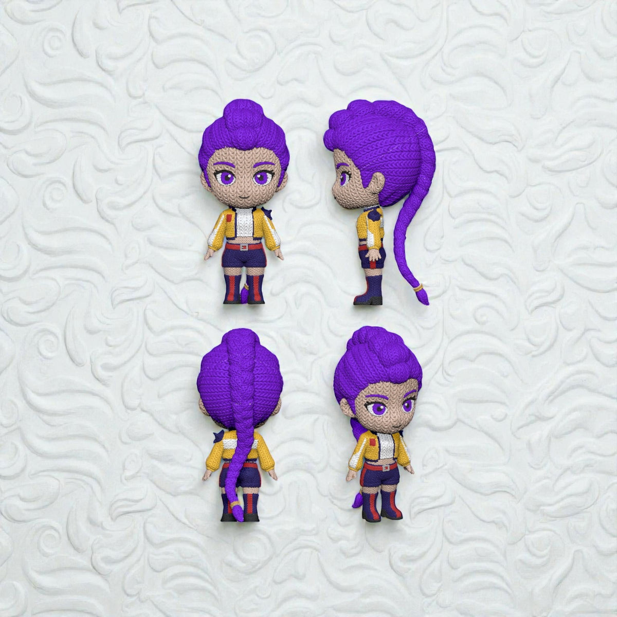 Rumi – Crochet Style Character Collectible (K-Pop Demon Hunters)