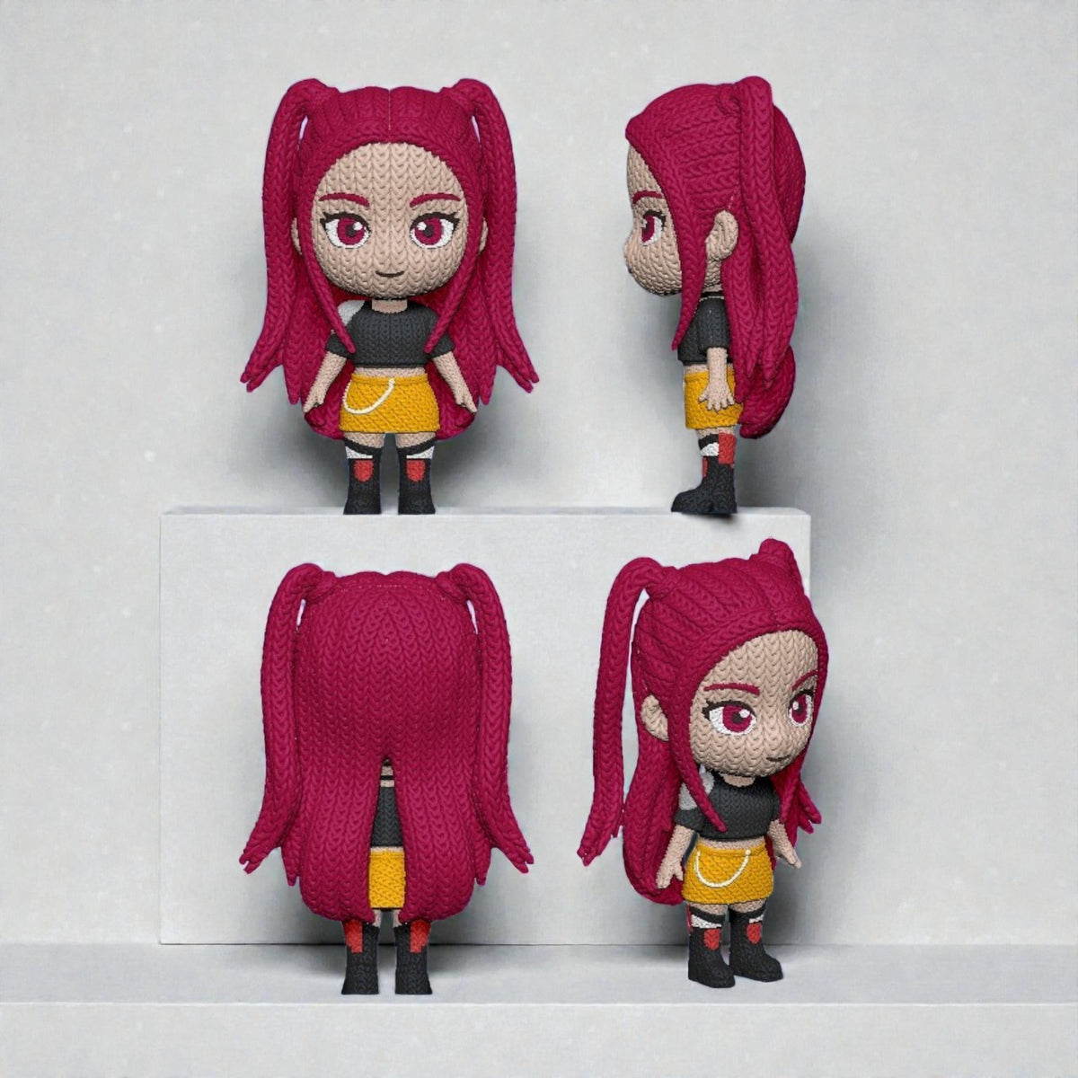 Mira – Crochet Style Character Collectible (K-Pop Demon Hunters) – view 7 | Wigglix