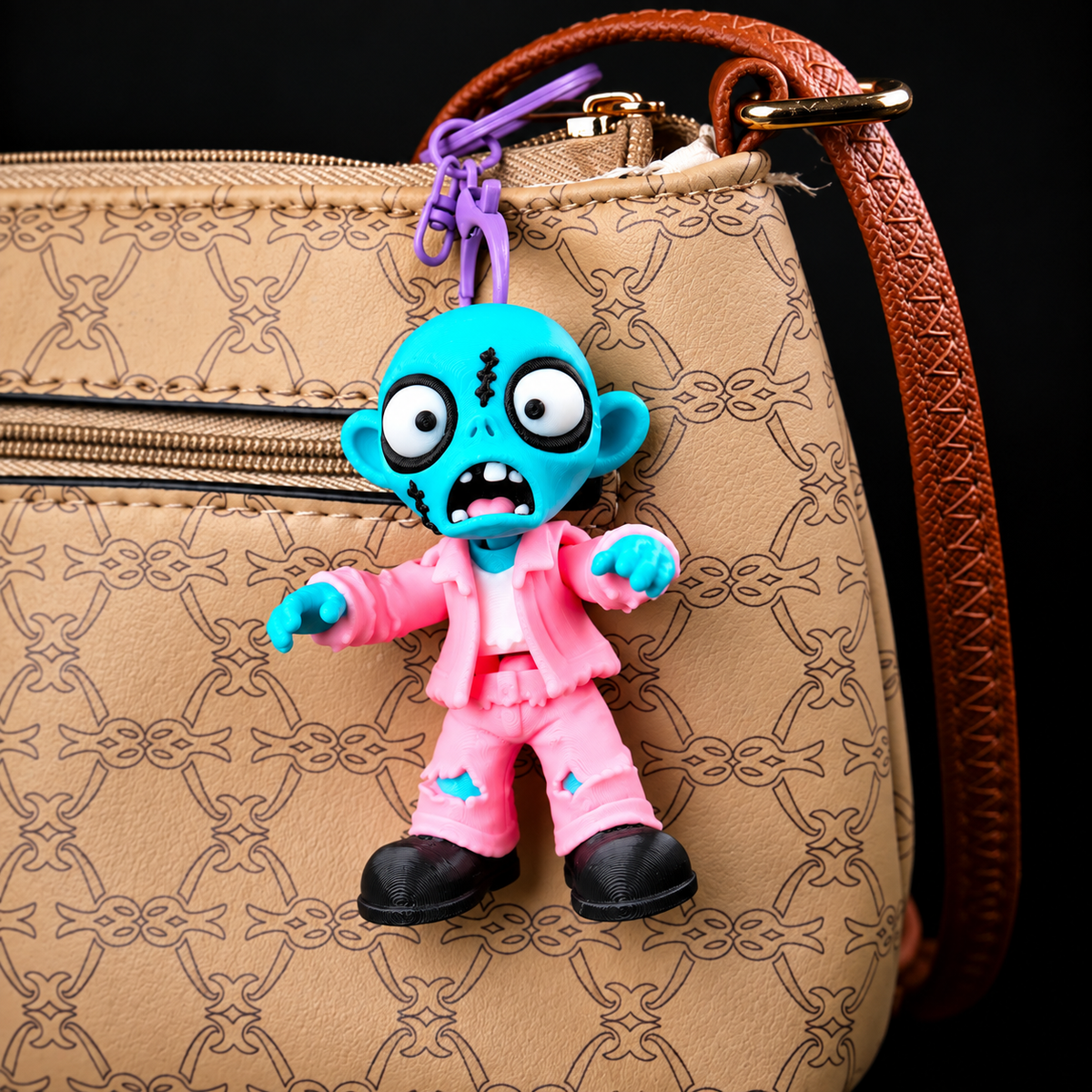 Flexi Zombie Boys – Zed & Spike | Cute Articulated Zombie Collectible Keychain