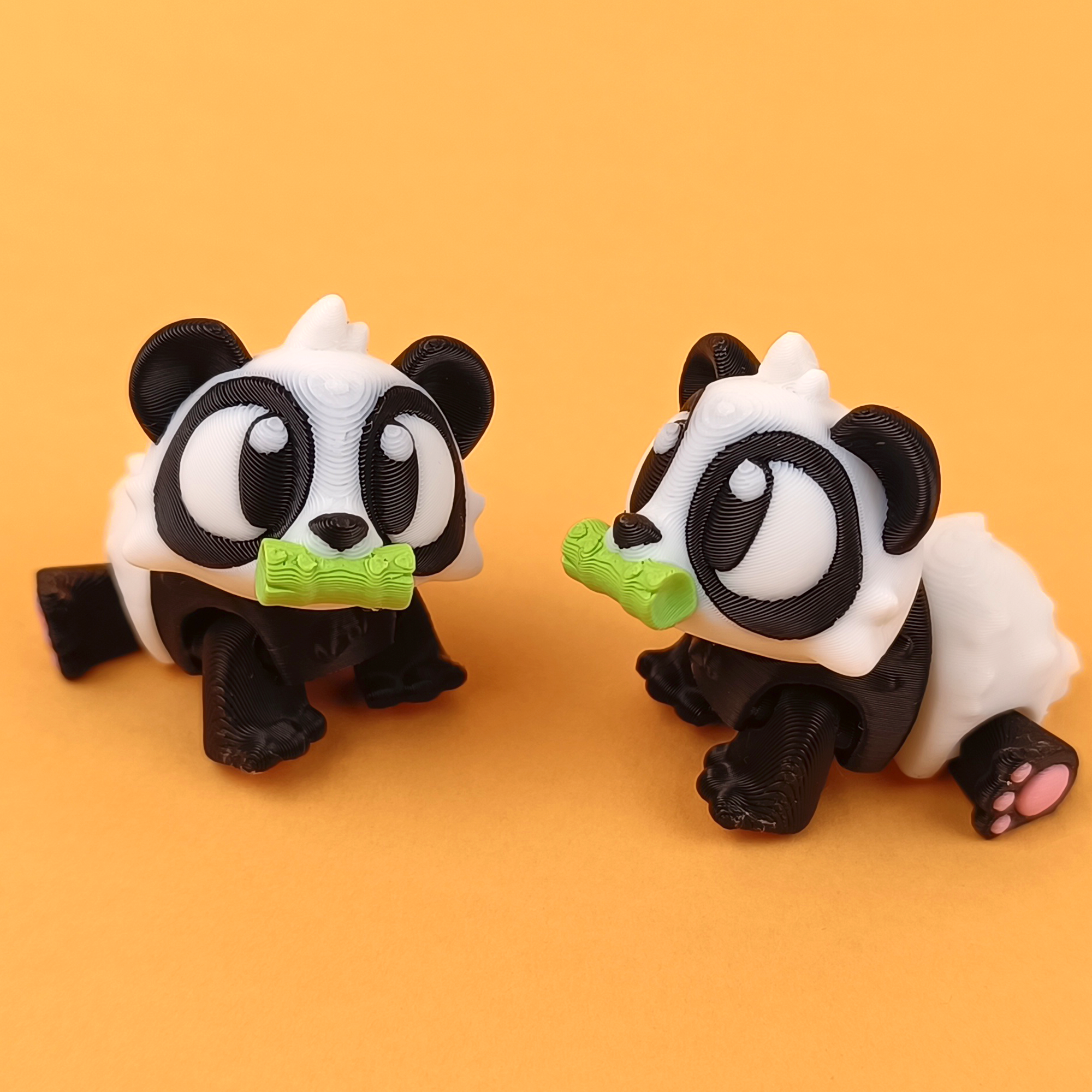 Flexi Panda Squad – Adorable Articulated Panda Collectible Set (Pack of 5)