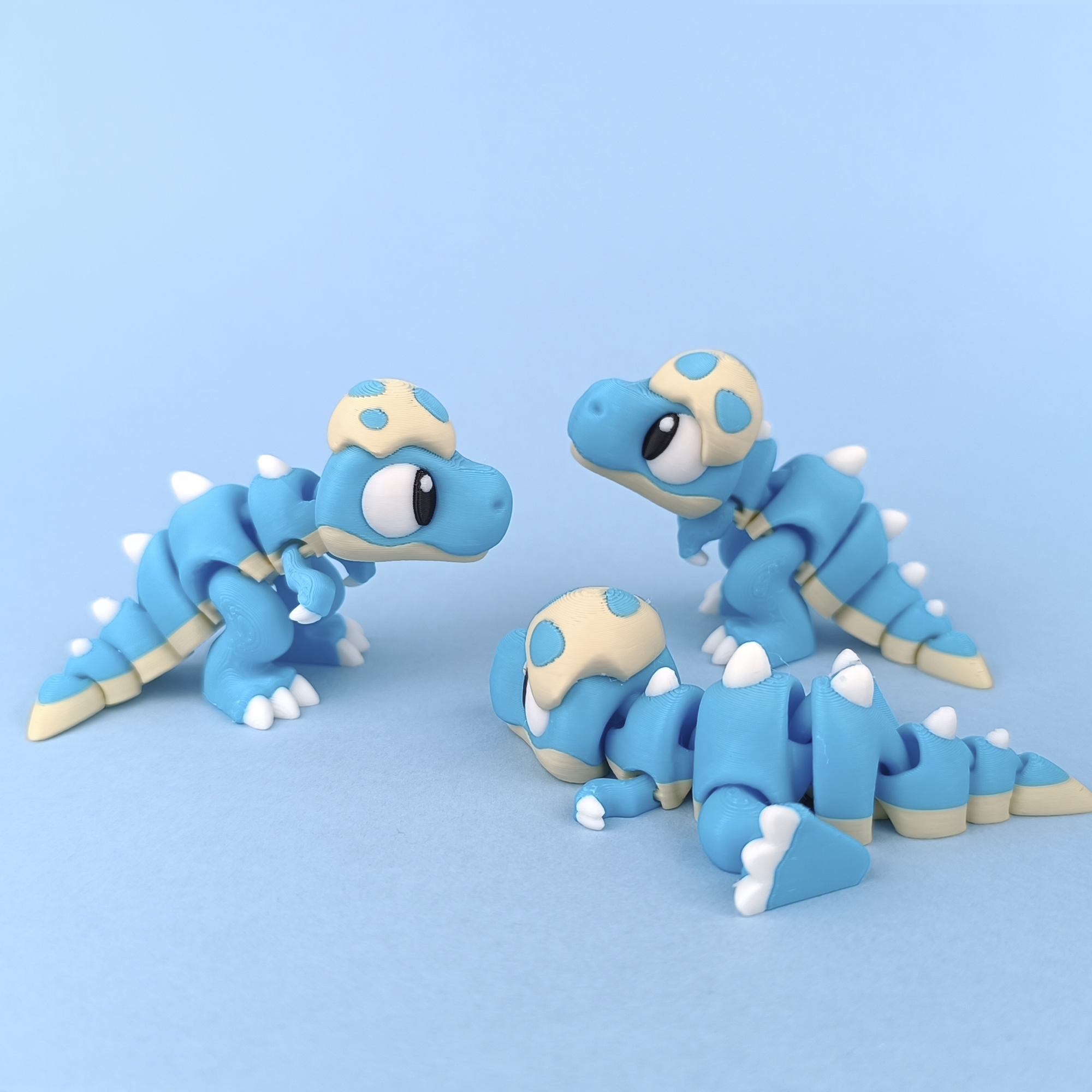 Baby T-Rex Cute Dino Collectibles Set of 3 Wigglix
