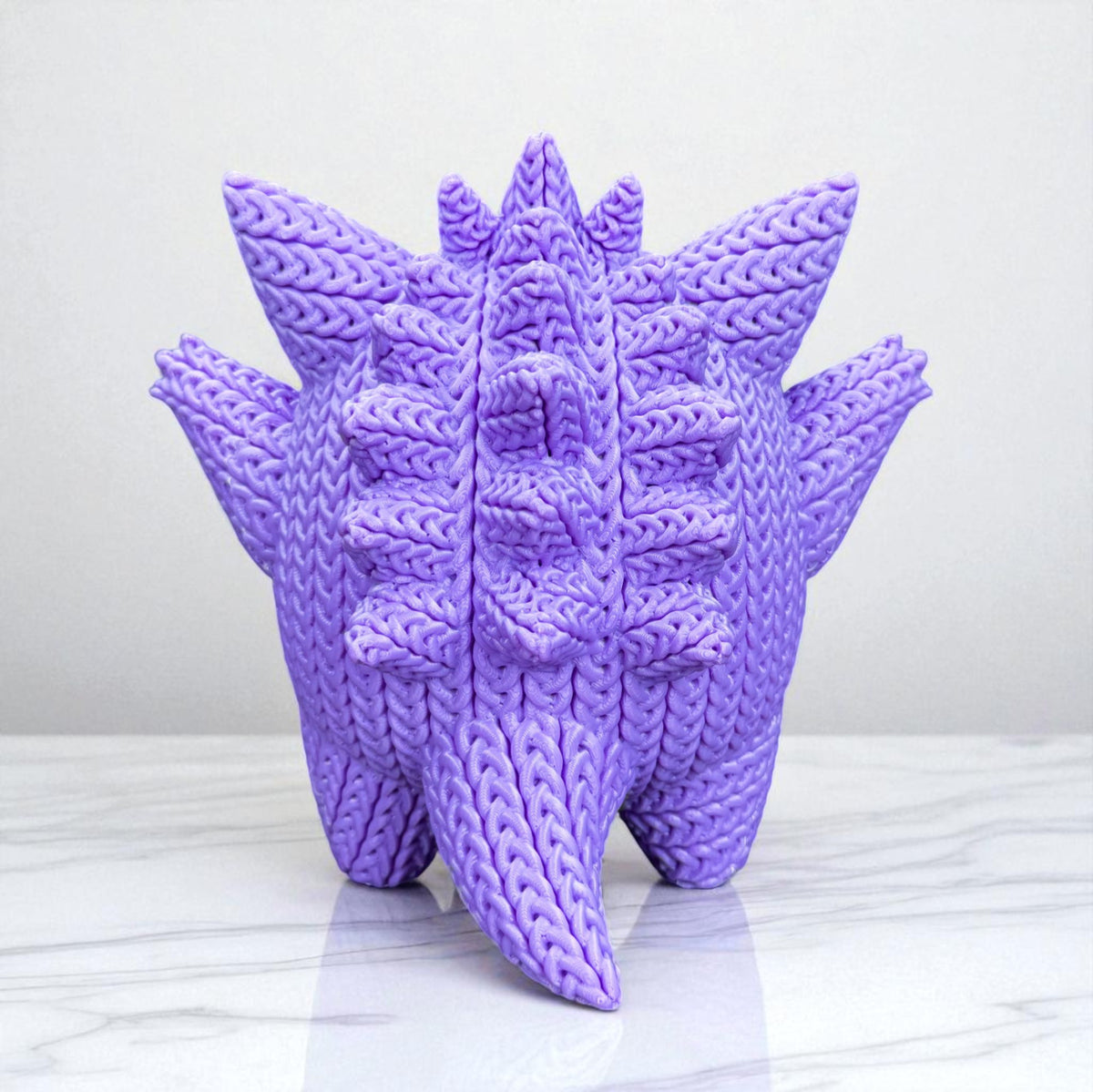 Gengar Crochet Model – 3D Printed Plush Style Collectible – view 4 | Wigglix