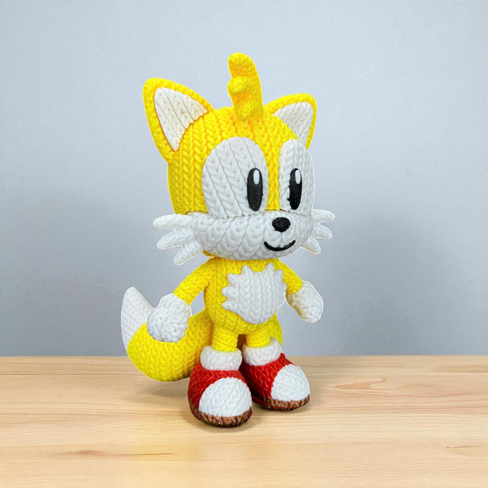 Tails – Crochet-Style 3D Printed Model