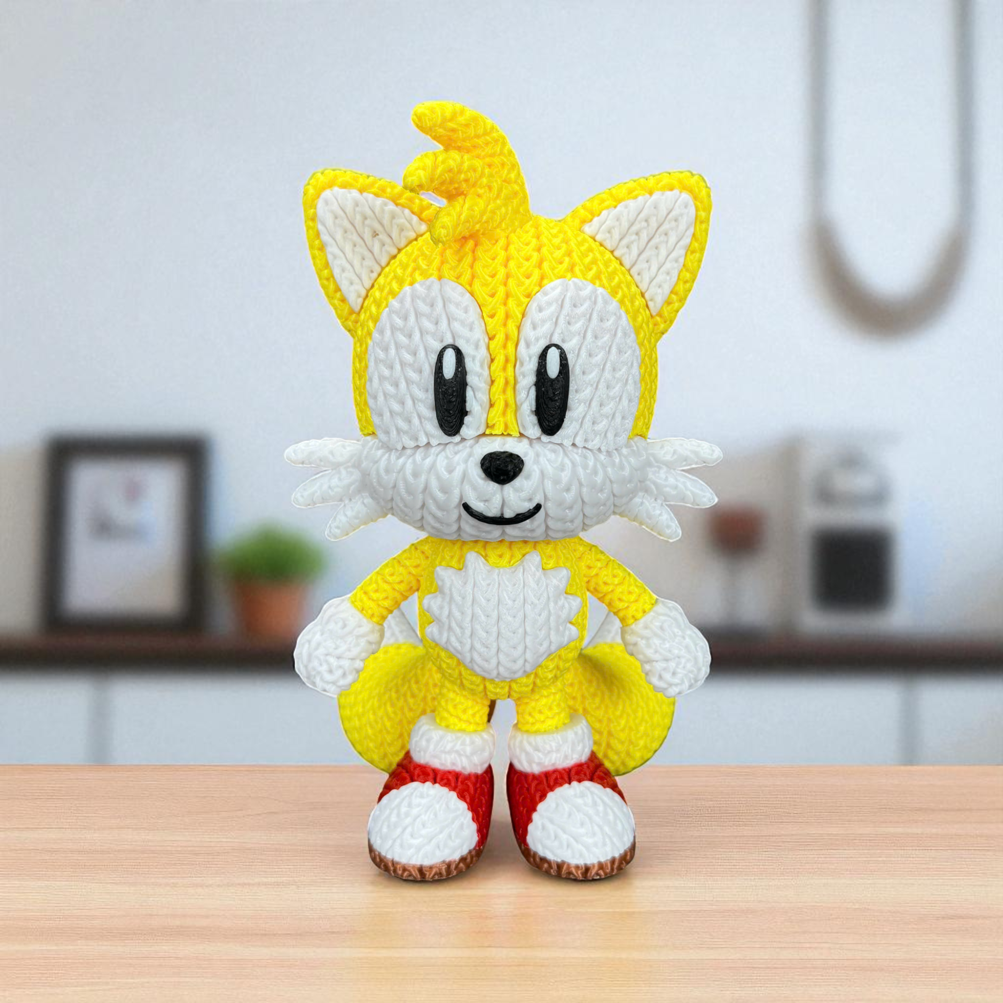 Tails – Crochet-Style 3D Printed Model