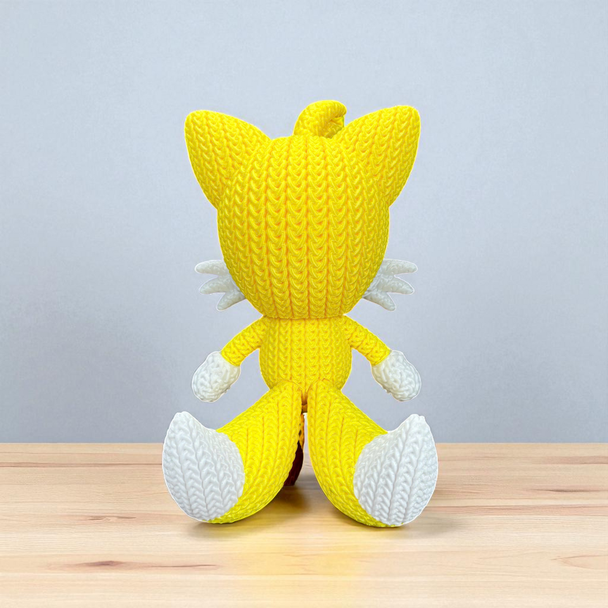 Tails – Crochet-Style 3D Printed Model – view 5 | Wigglix