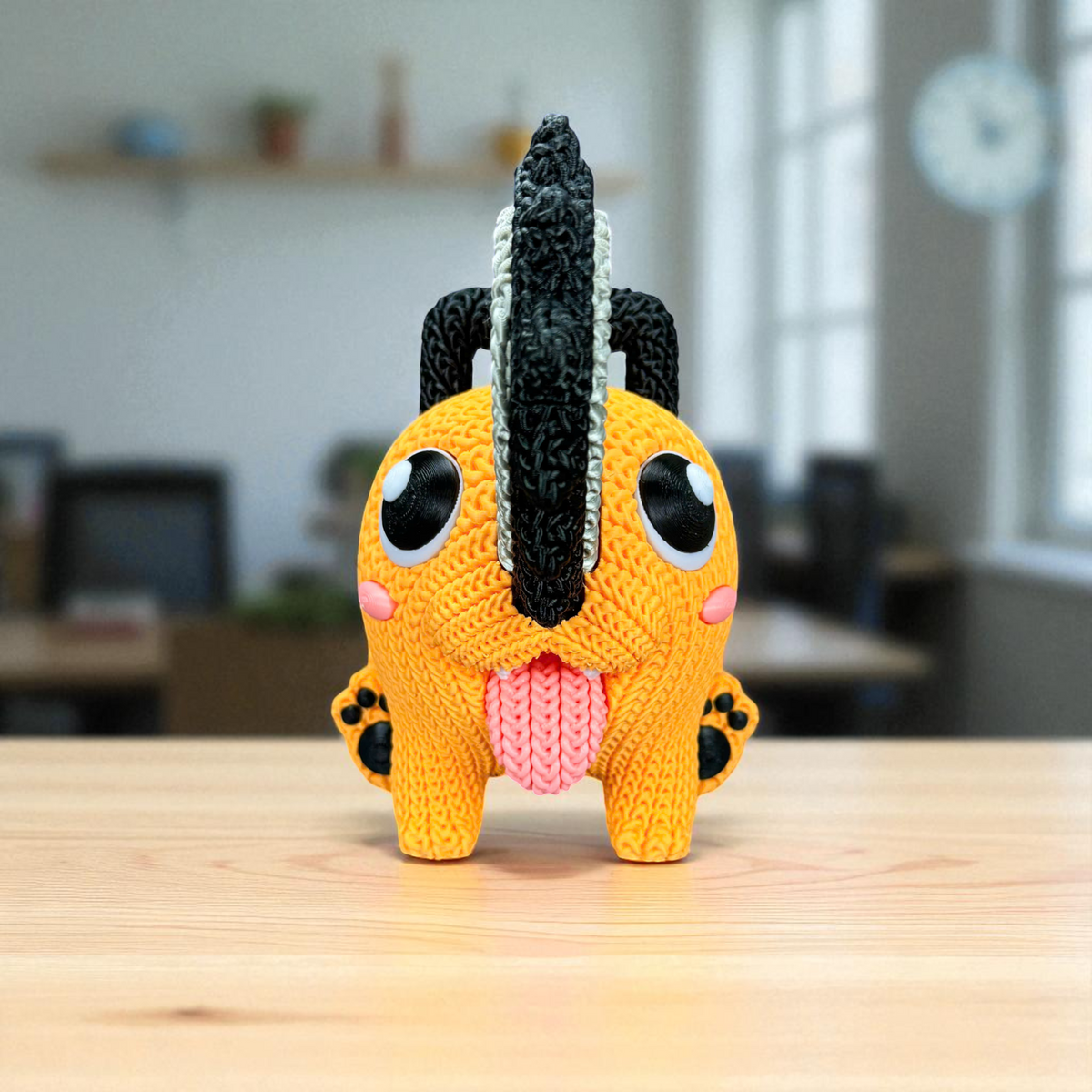 Pochita – Crochet Style 3D Printed Figure